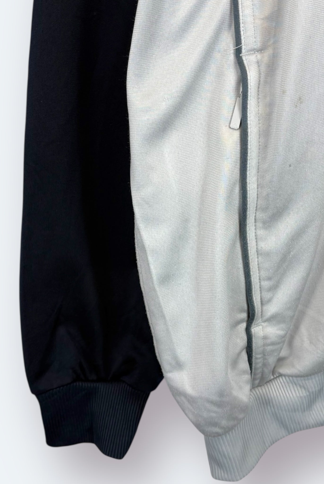 Adidas Vintage Trainingsjacke Grau Schwarz S - Vinverse