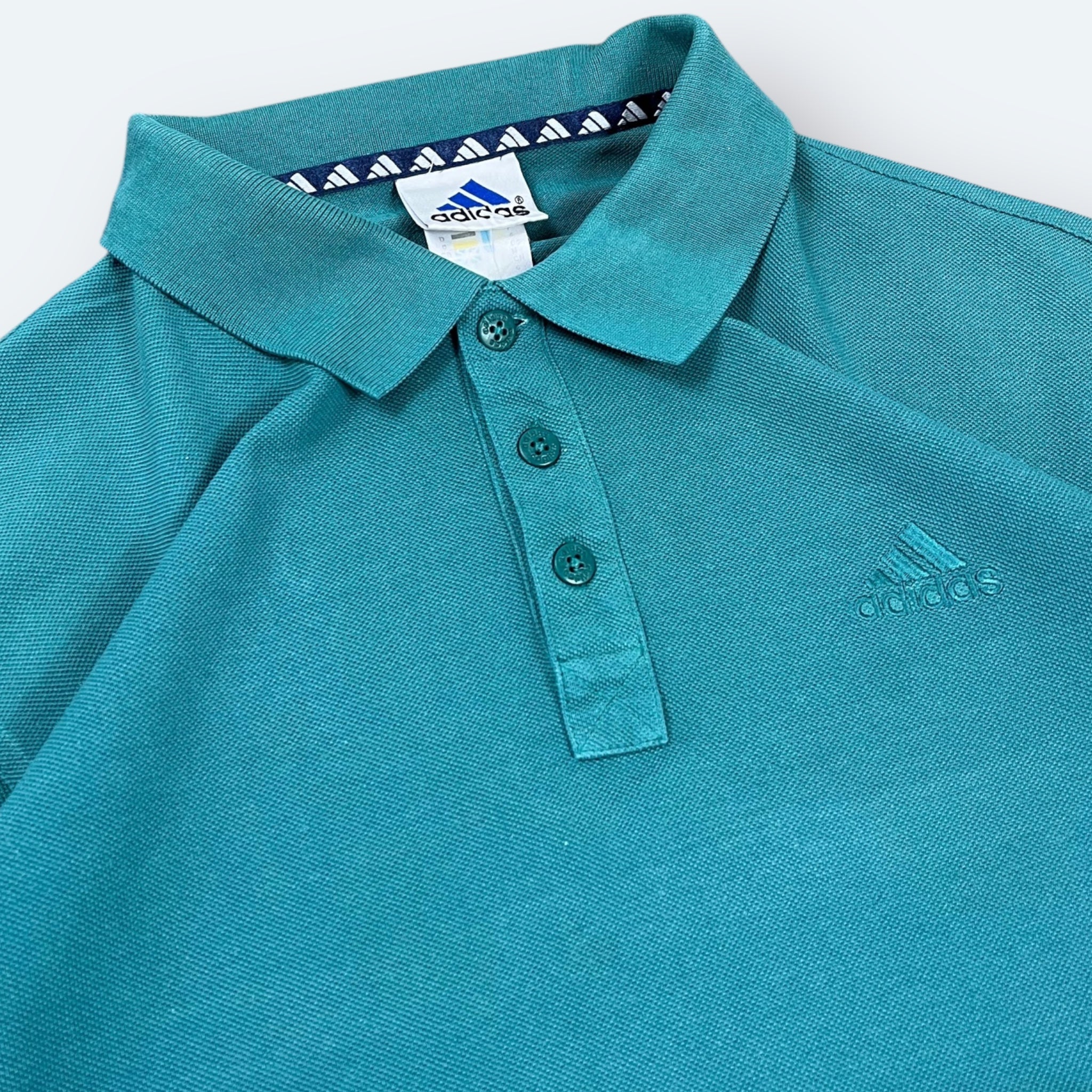 Adidas Vintage Polo Shirt Grün M - Vinverse