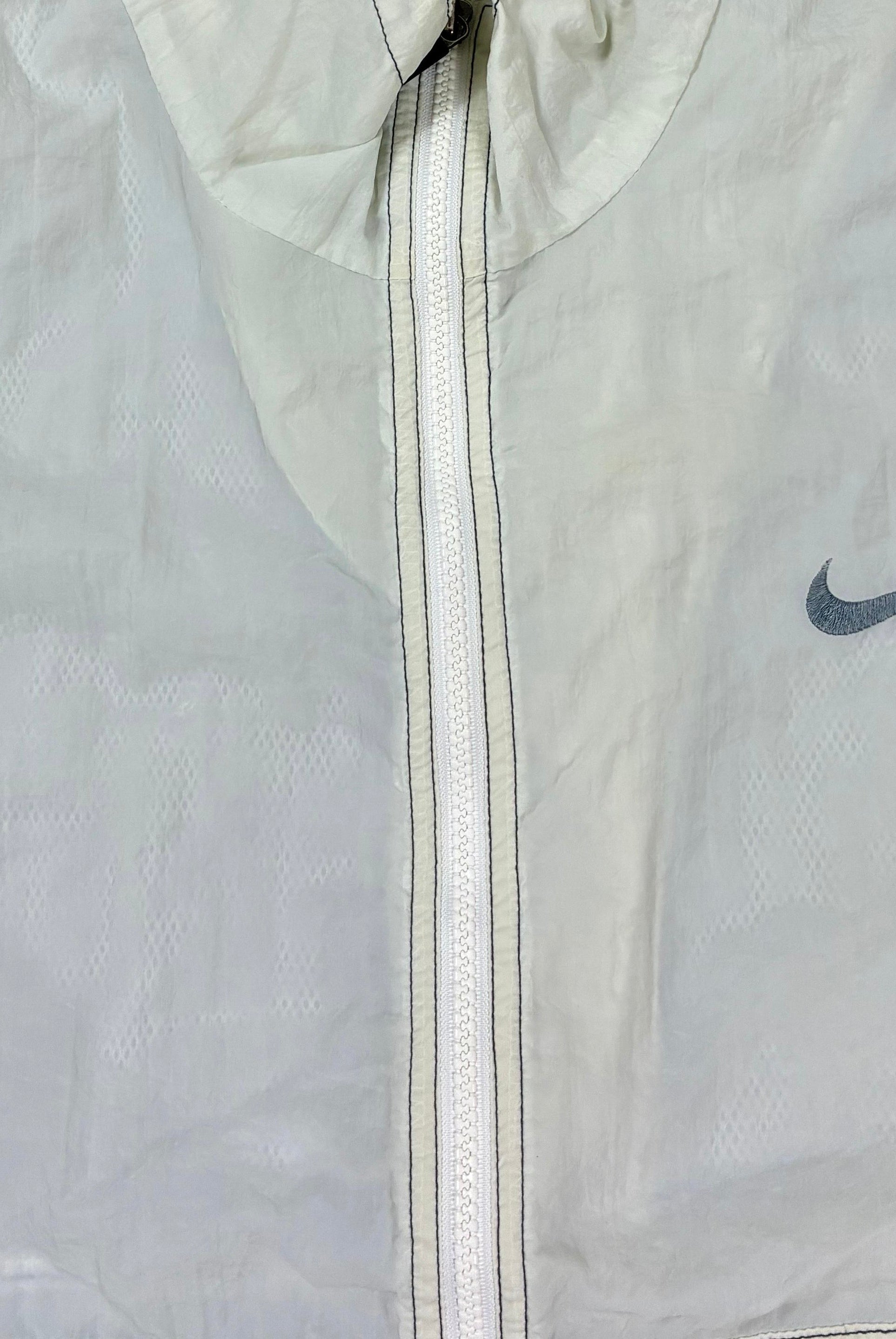 Leichte Nike Jacke 90s Vintage Weiß L - Vinverse