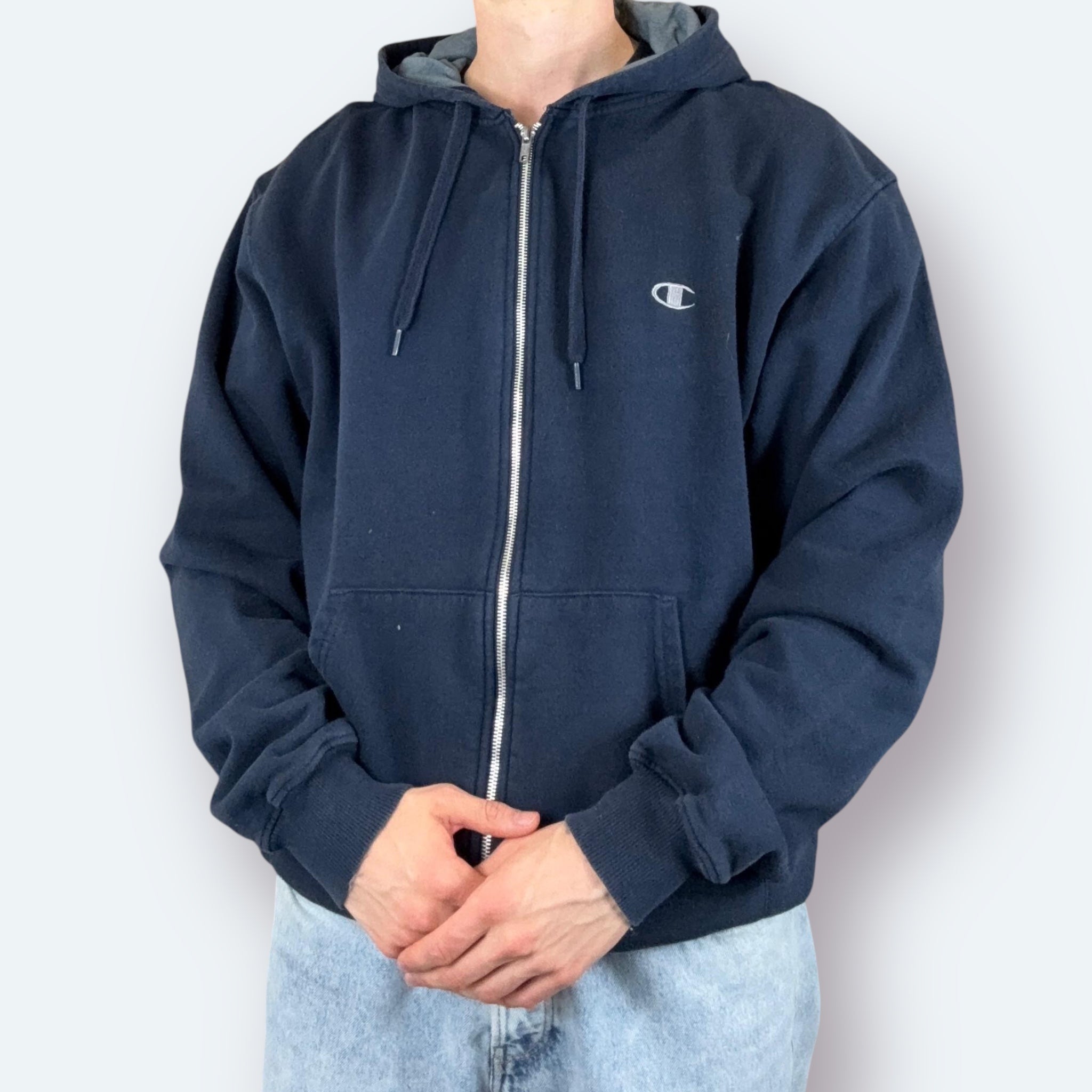 Champion Vintage Zipper Small Logo M - Vinverse
