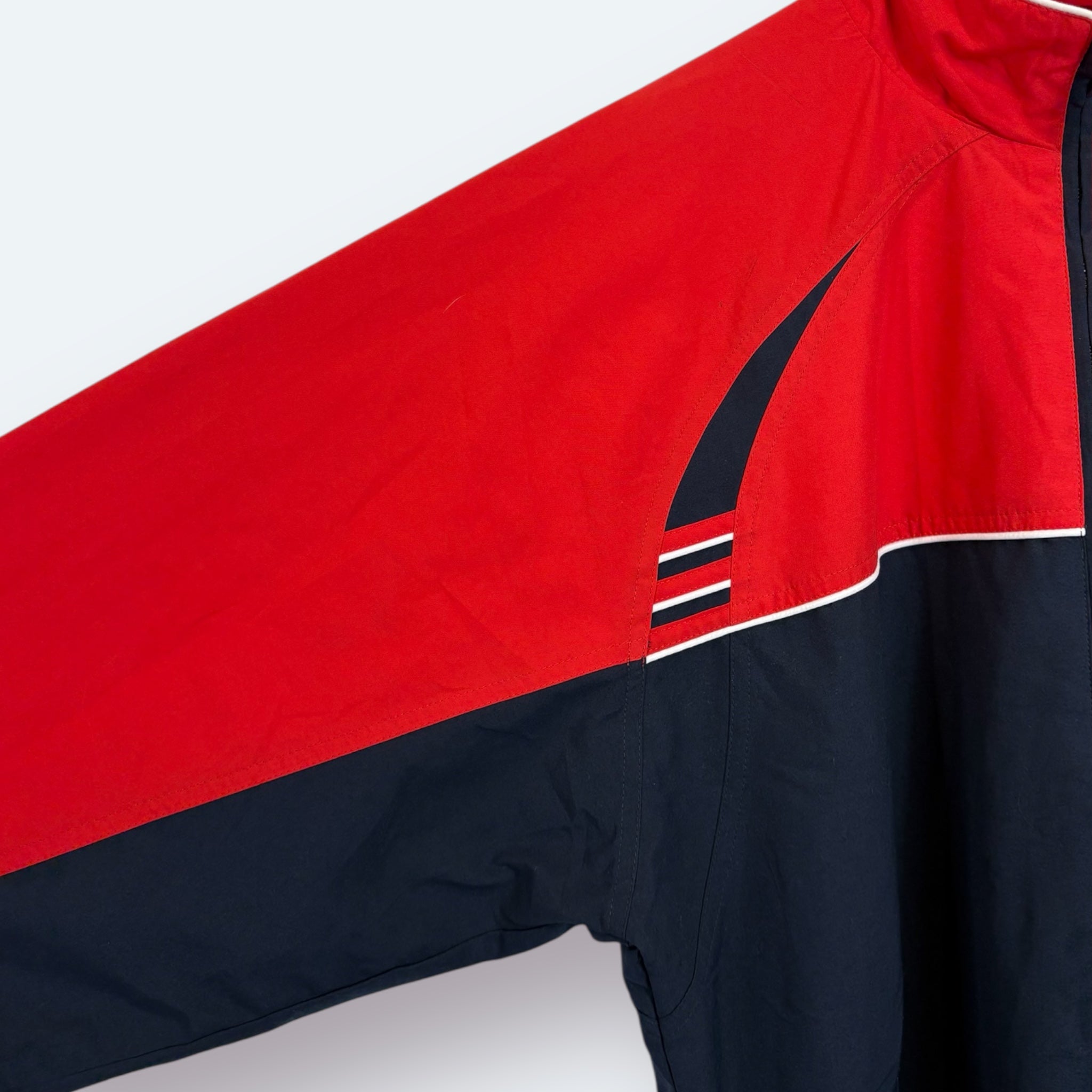 Adidas 2002 Y2K Trainingsjacke Rot Marineblau L - Vinverse