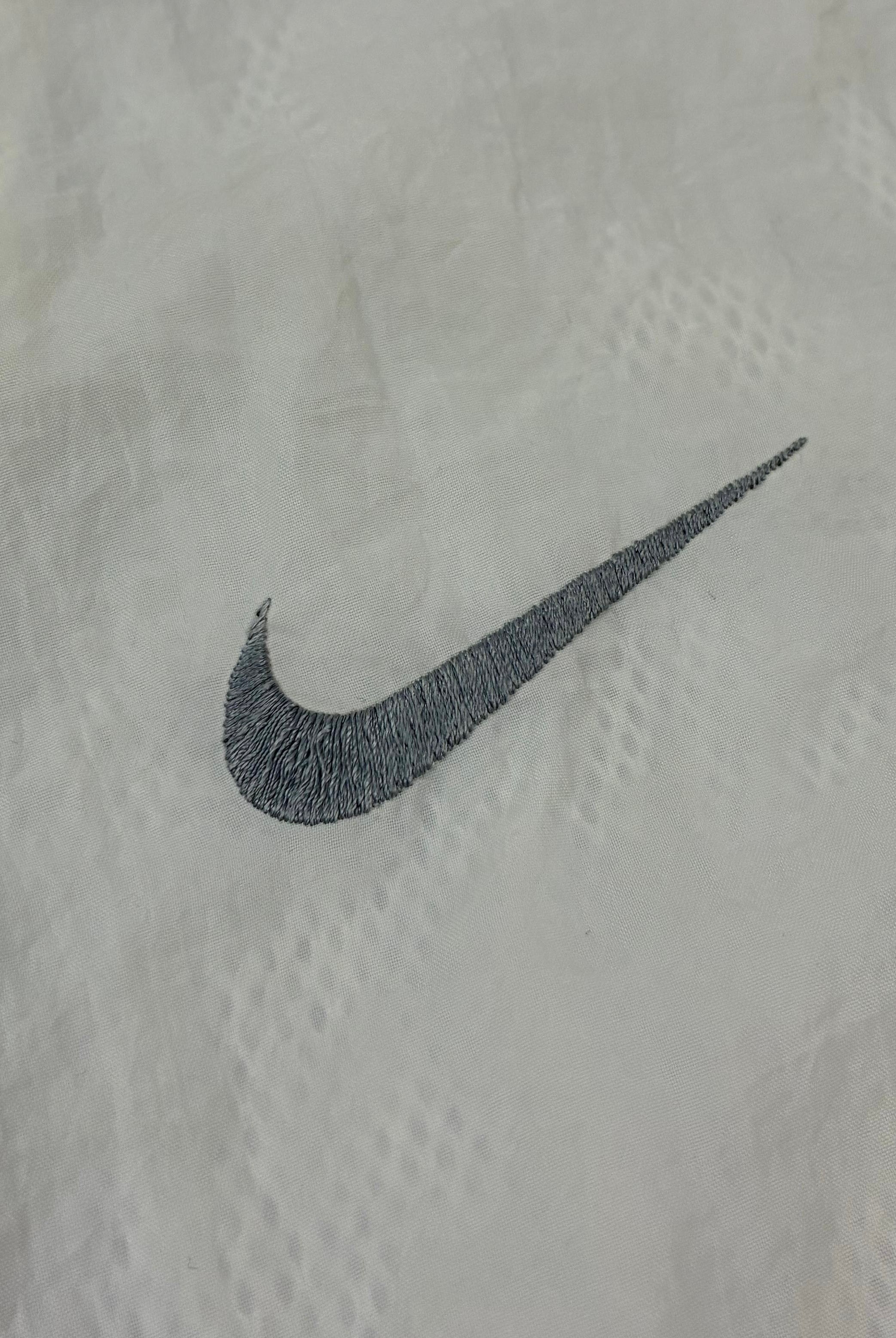 Leichte Nike Jacke 90s Vintage Weiß L - Vinverse