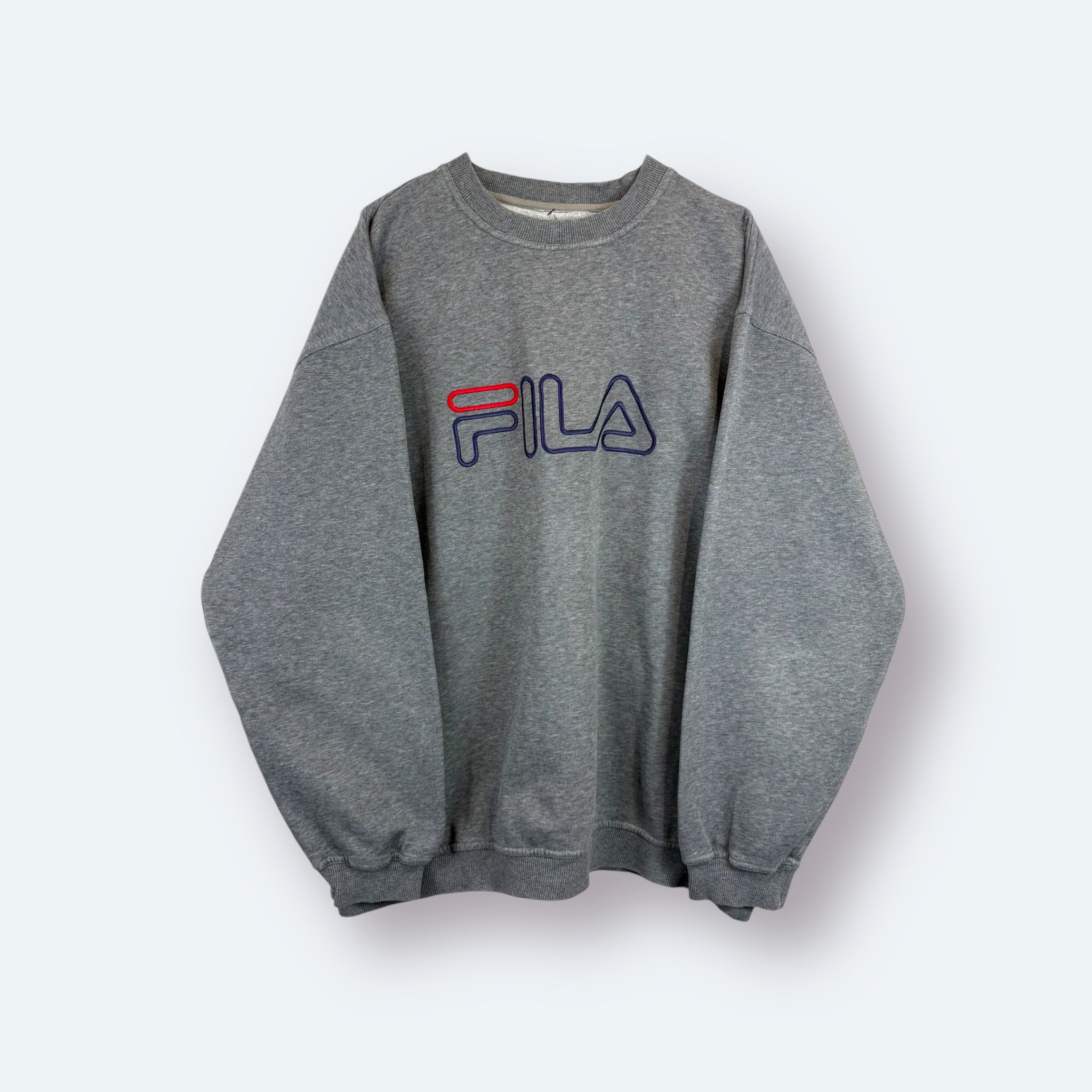 Fila Big Logo Sweater Grau L - Vinverse
