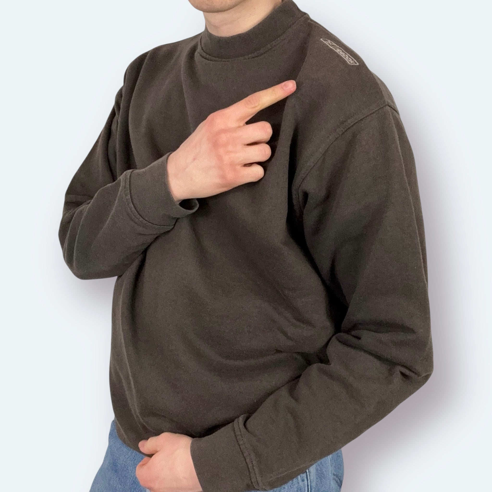 Reebok 90s Vintage Sweater Braun M - Vinverse