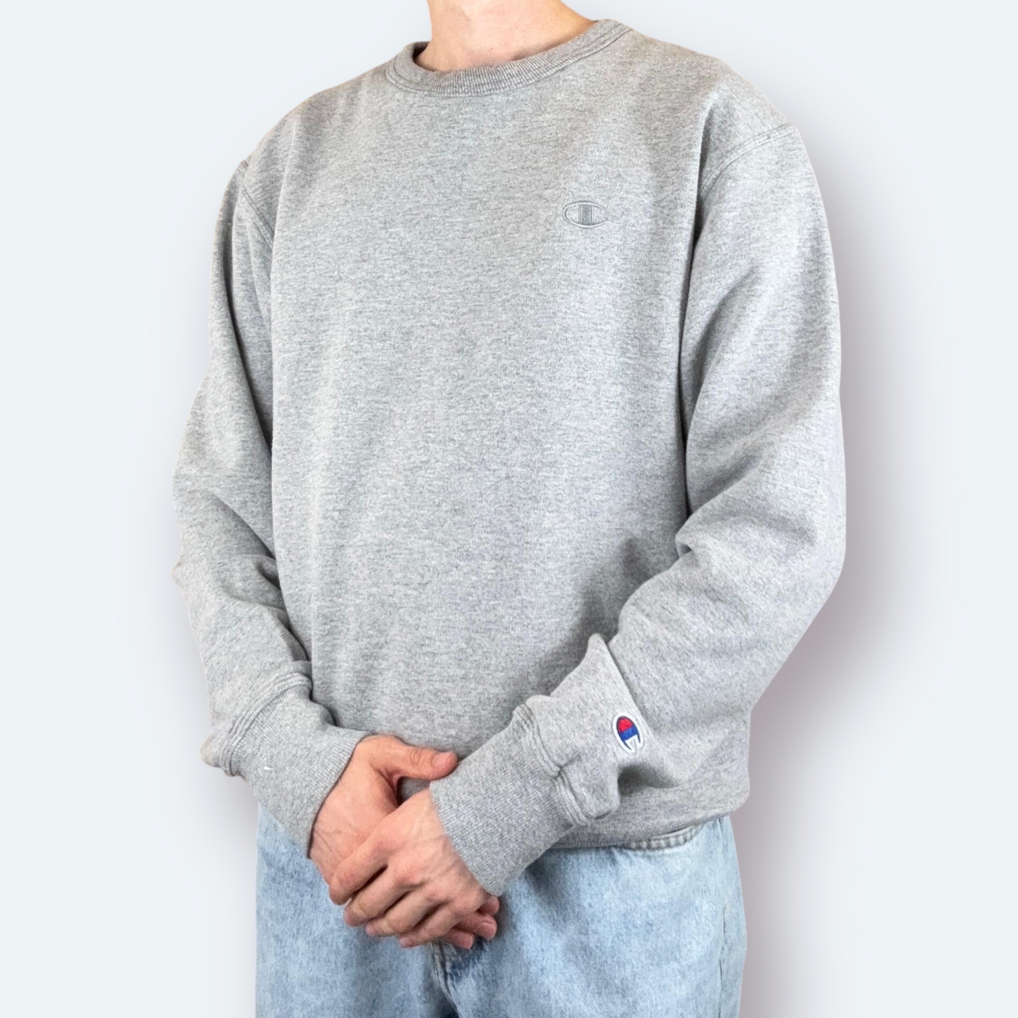 Champion Basic Sweater Small Logo bestickt M - Vinverse