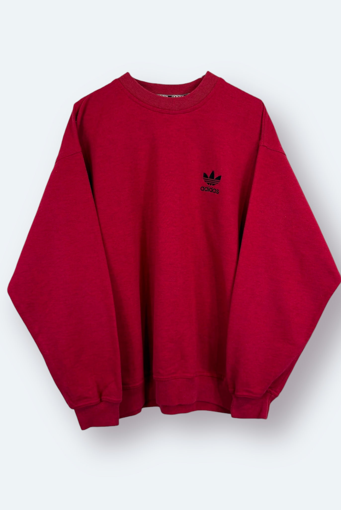 Adidas 90s Vintage Sweater Rot L - Vinverse