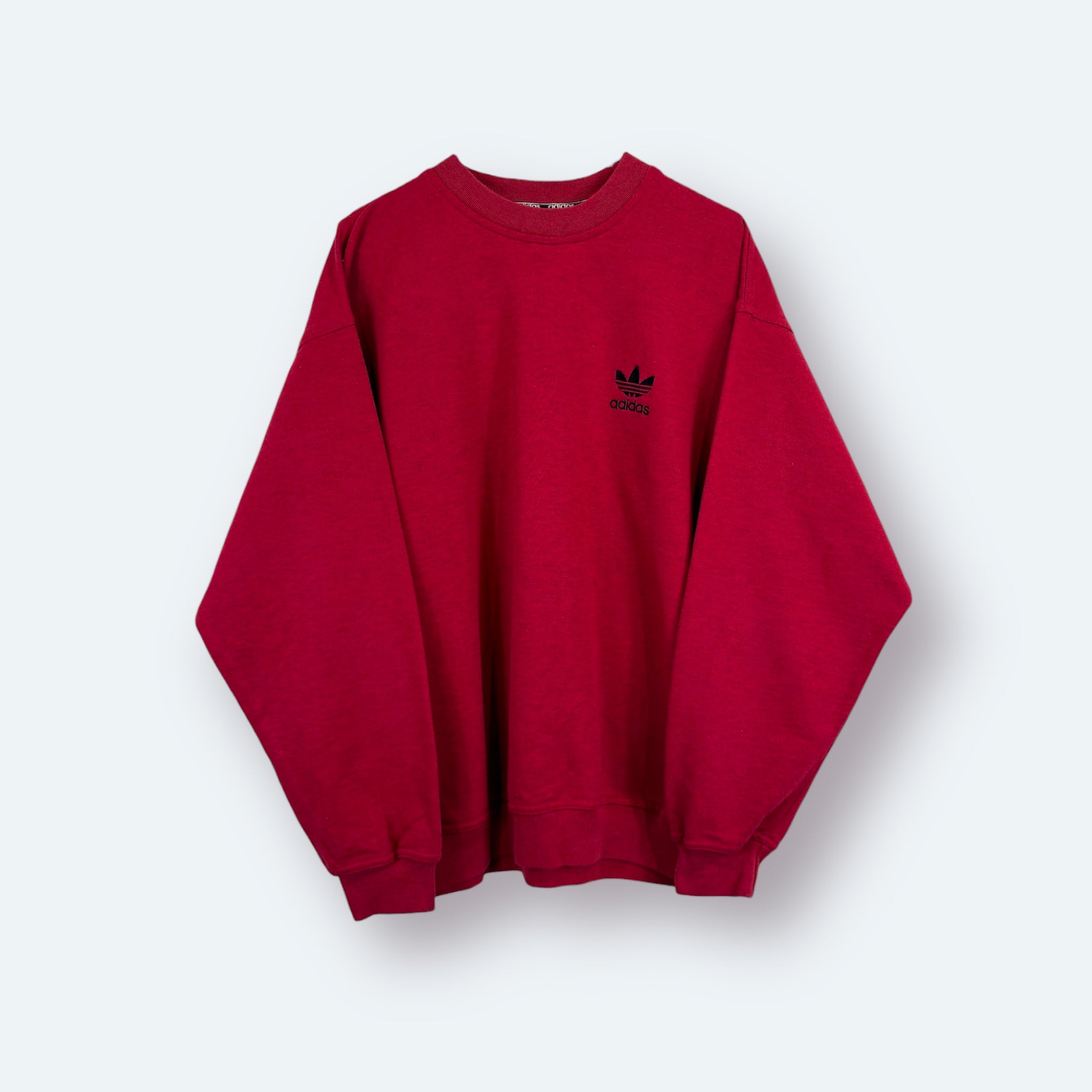 Adidas 90s Vintage Sweater Rot L - Vinverse
