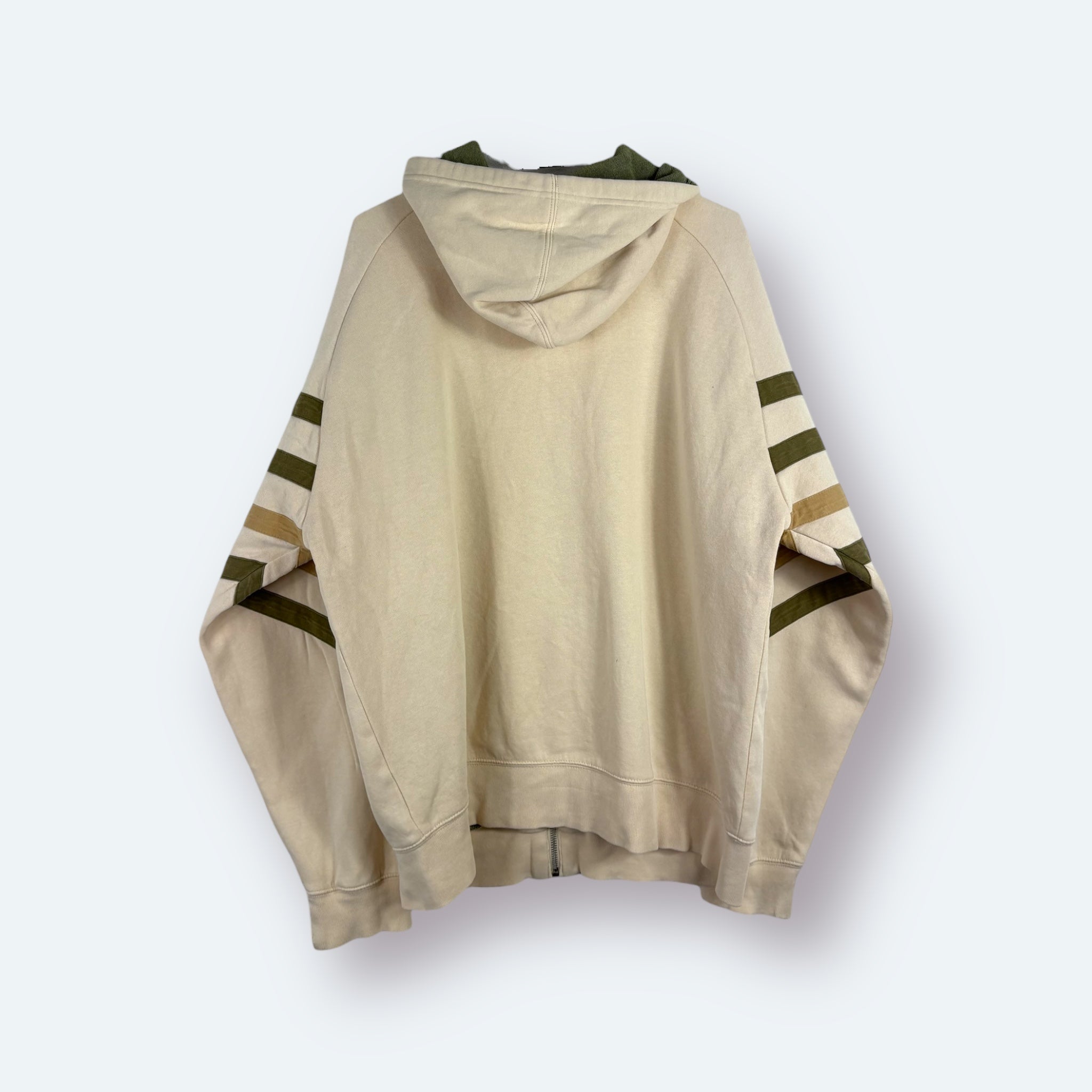 Nike 2000s Zip Hoodie Beige M - Vinverse