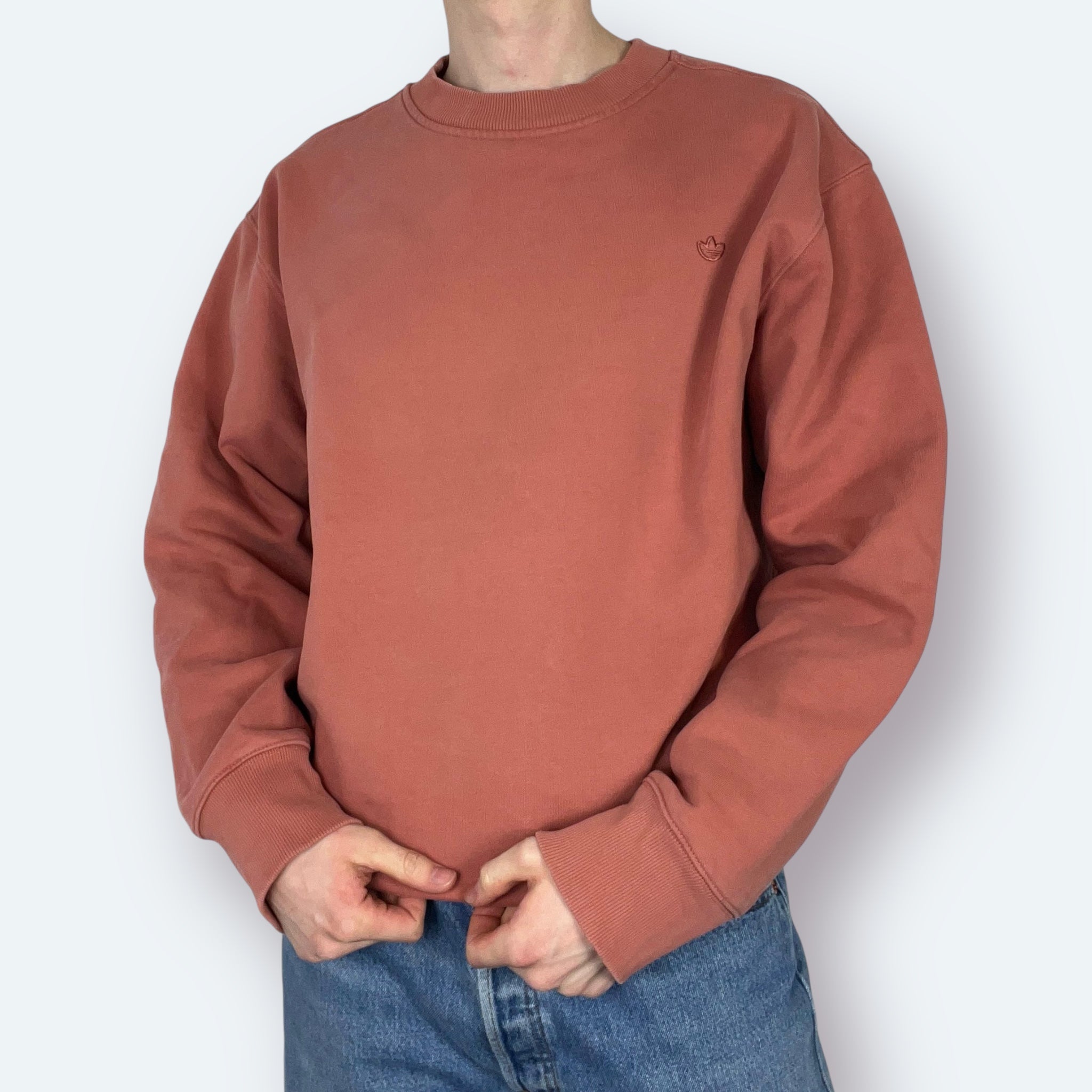 Adidas Sweater Small Logo Lachsrot L - Vinverse
