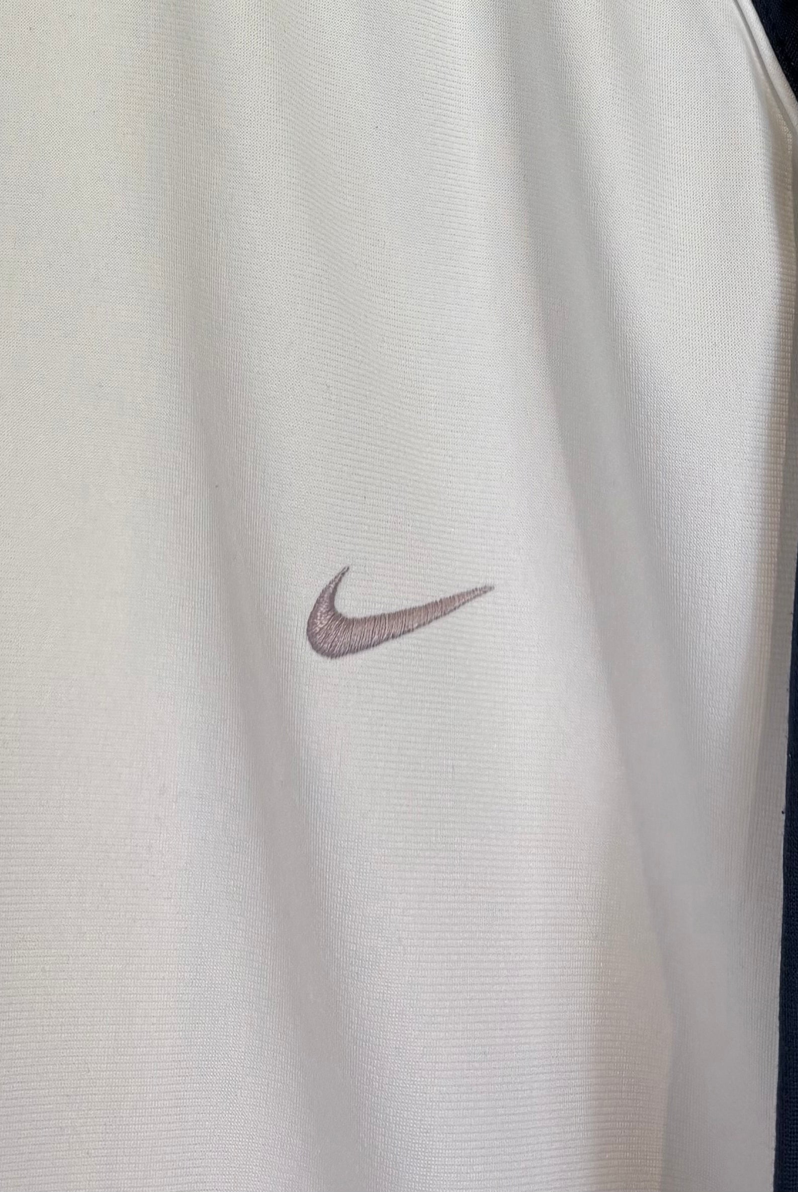 Nike 2000s Trainingsjacke Weiß Blau L - Vinverse