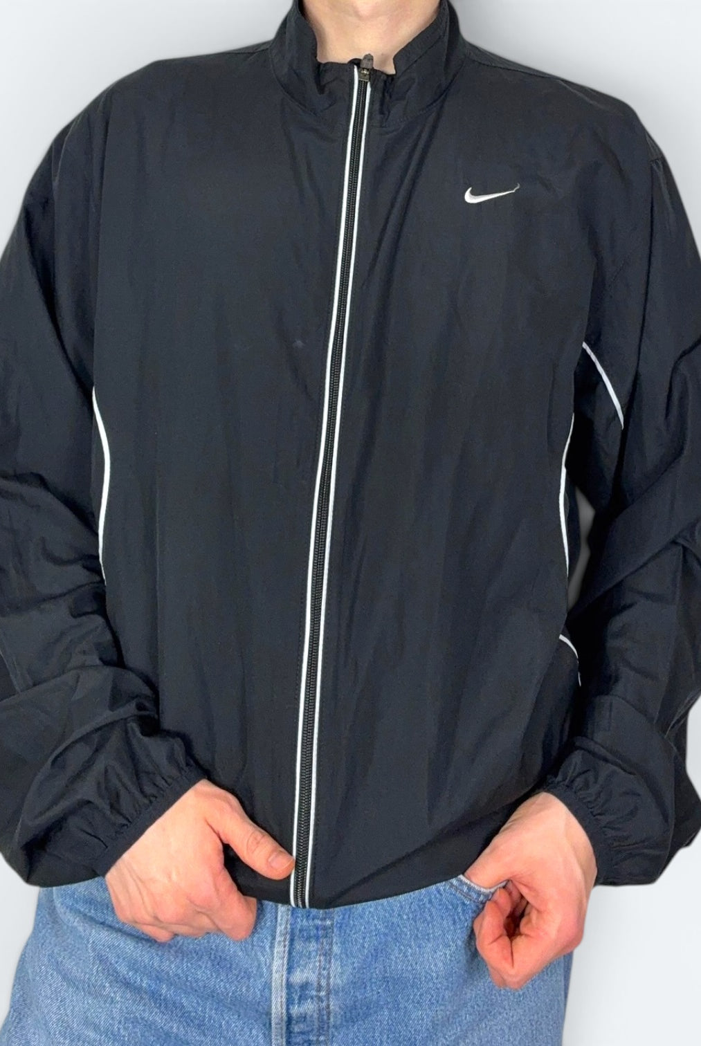 Nike Trainingsjacke 2000s Schwarz XL - Vinverse