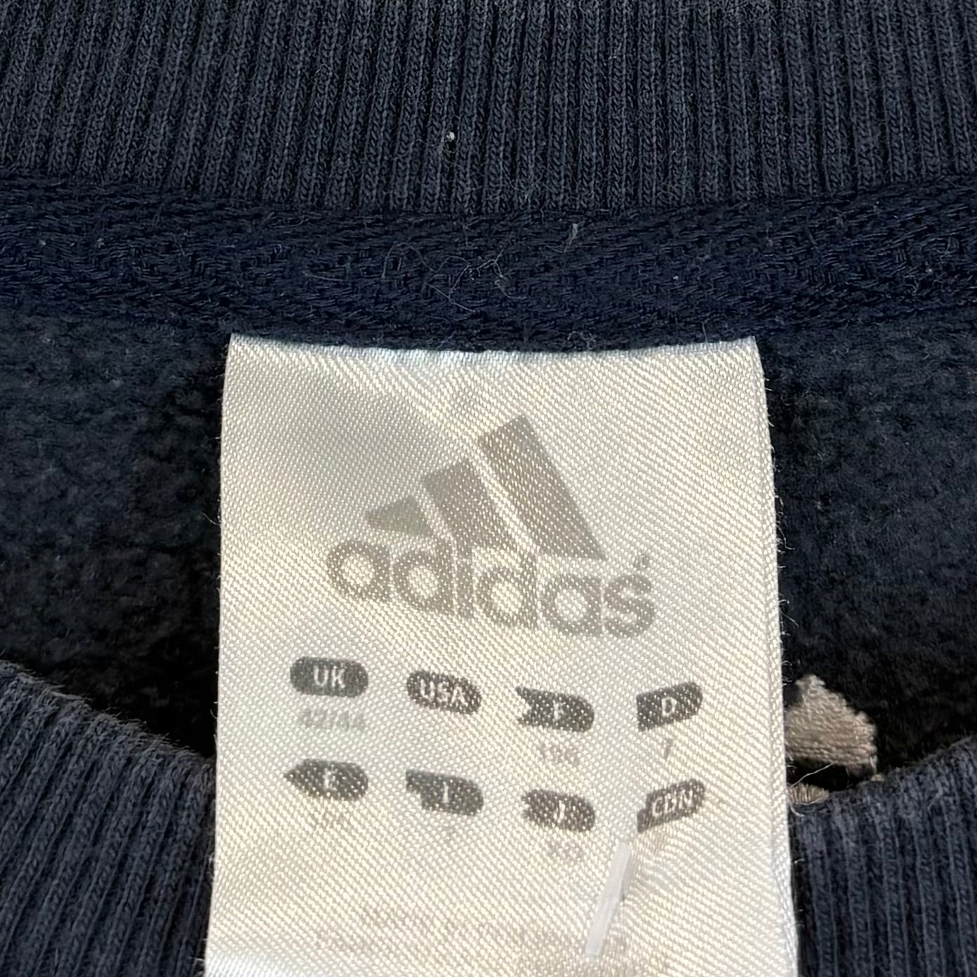 Adidas 2005 Small Logo Sweater Marineblau L - Vinverse