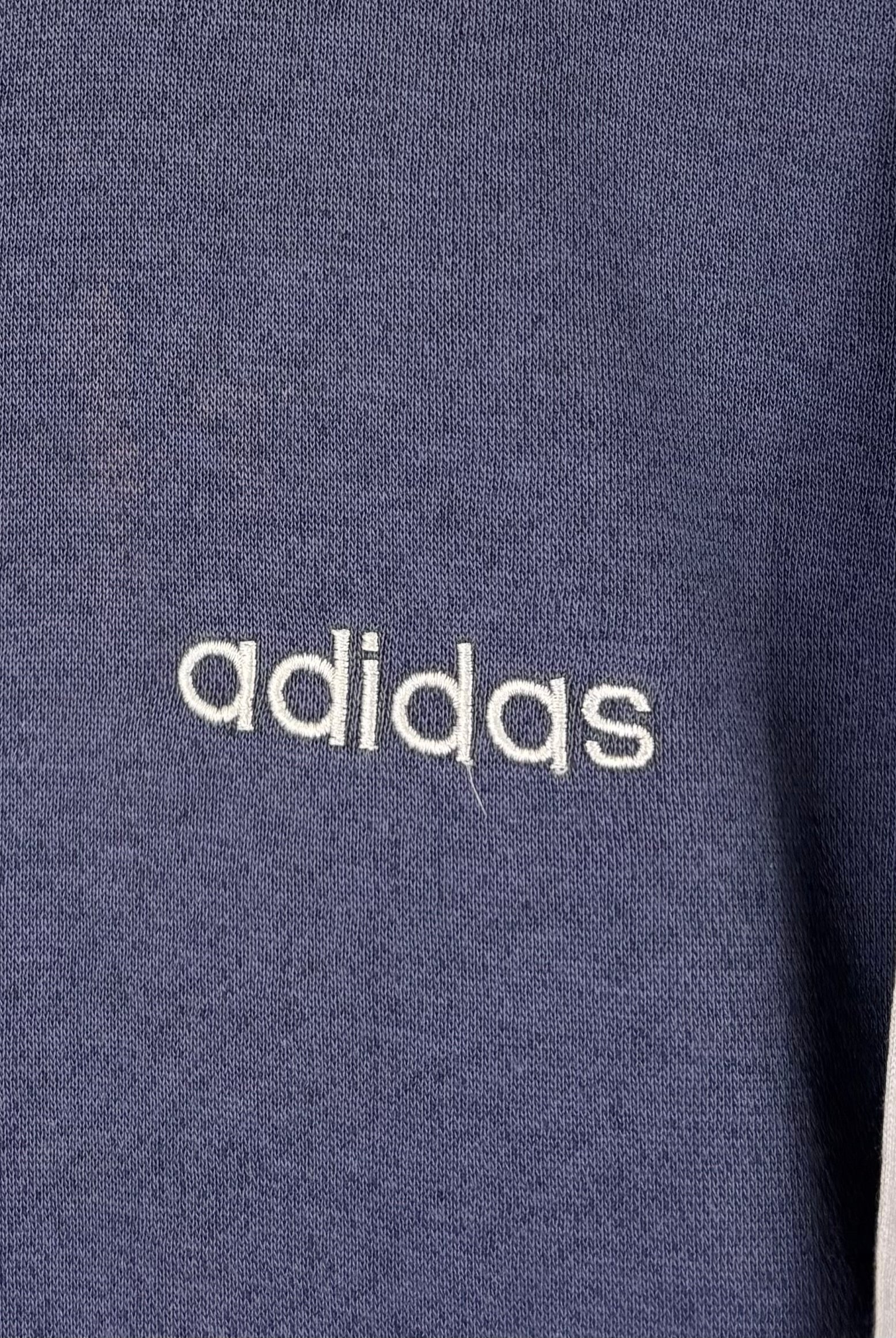 Adidas 90s Vintage Sweater Blau L (Größe & Mängel?)! - Vinverse