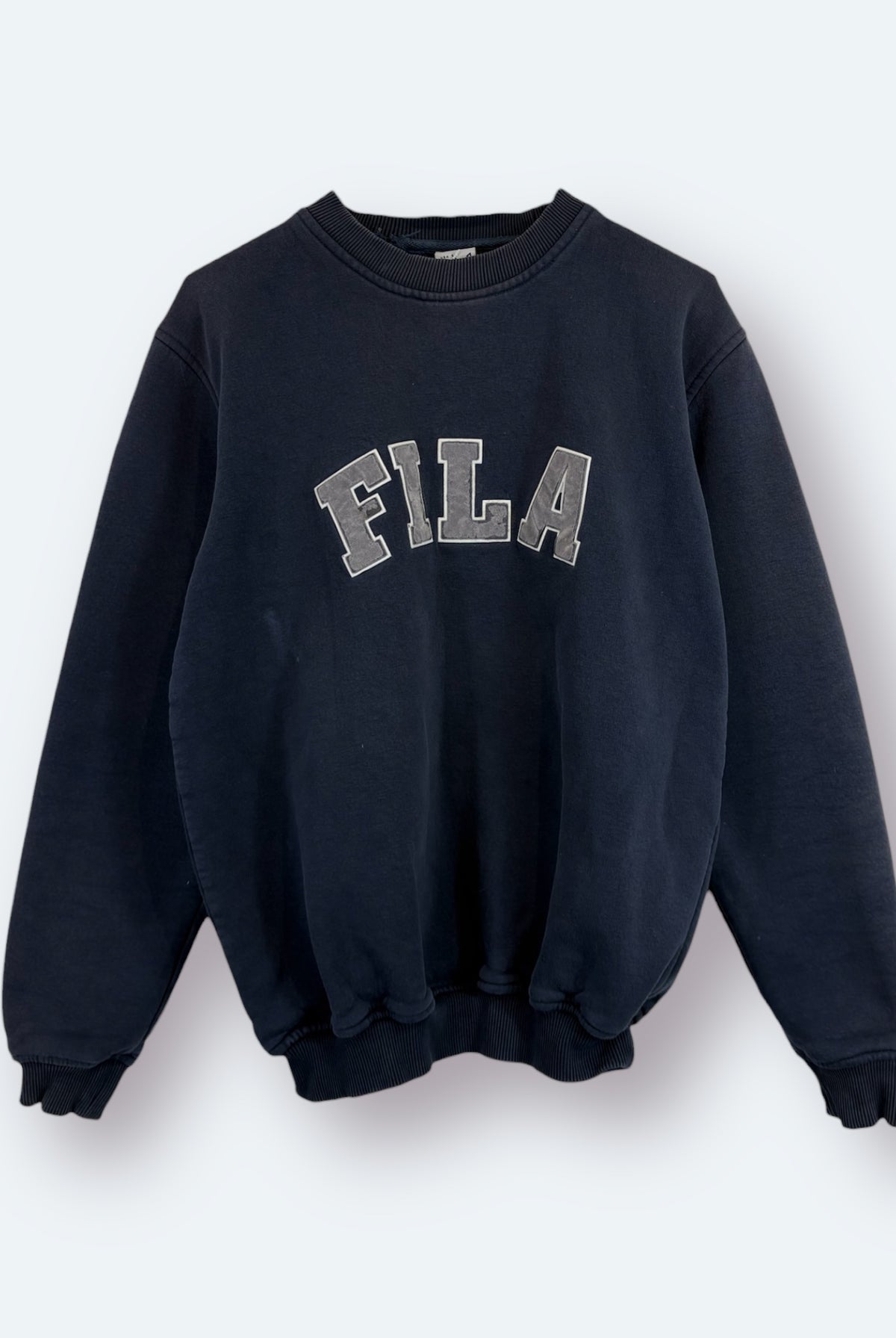 Fila Big Logo Sweater Marineblau S - Vinverse