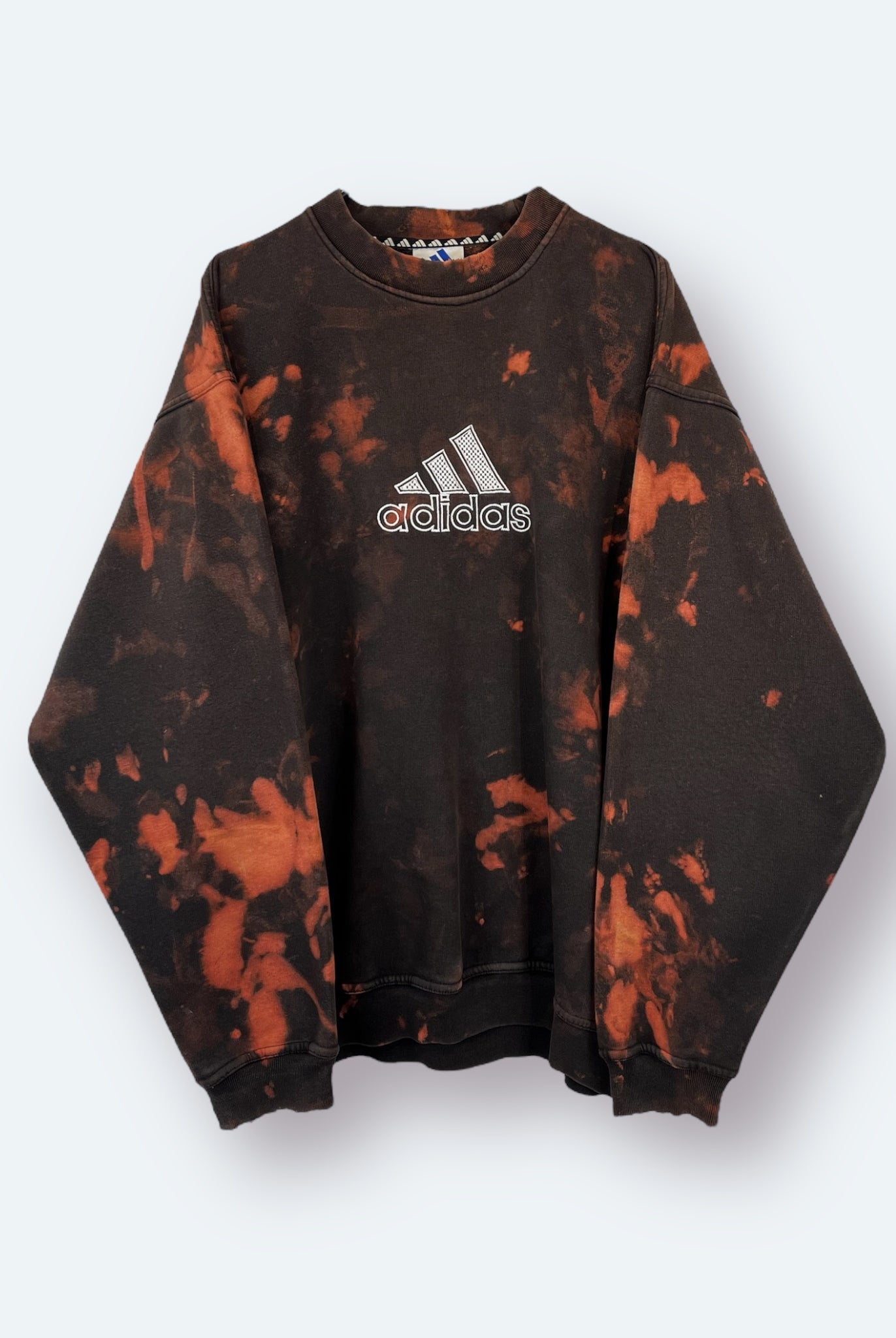 Adidas Big Logo Sweater 2004 Bleach Schwarz M - Vinverse