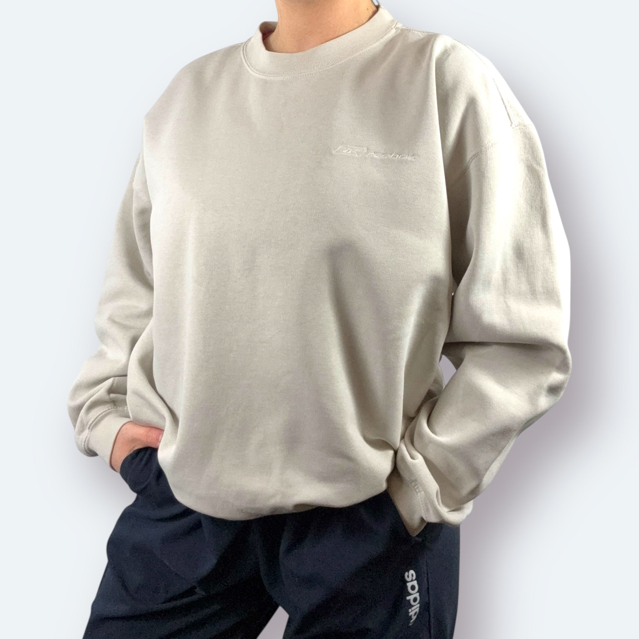 Reebok 2000s Sweater Beige M - Vinverse