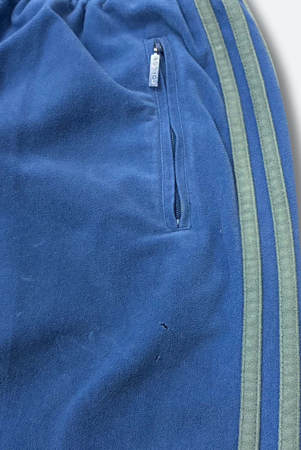 Adidas 00s Hose Samt Blau XS - Vinverse