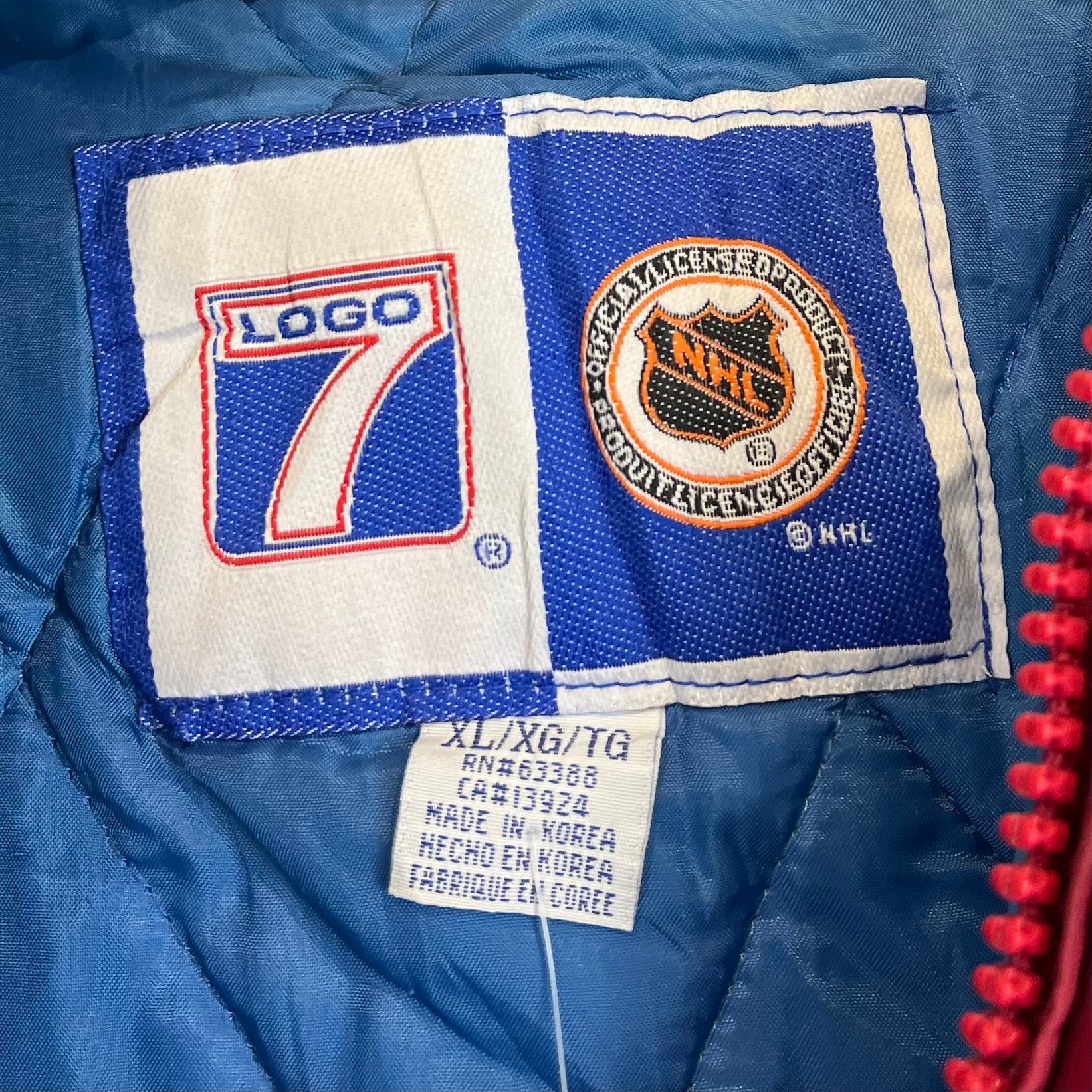 Logo 7 NHL Colorado Avalanche Vintage Hooded Winterjacke XL - Vinverse