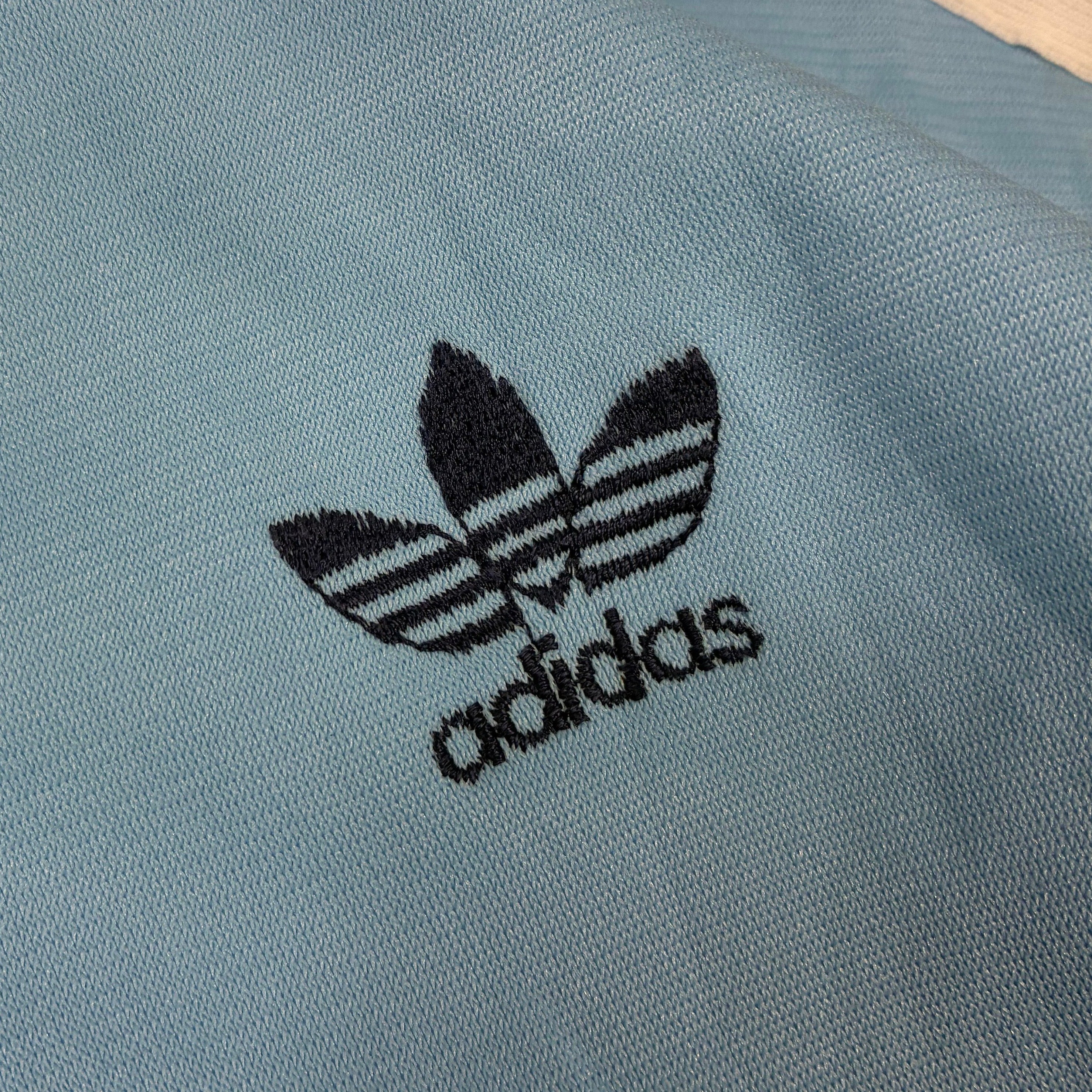 Adidas 80s Vintage Trainingsjacke Hellblau M - Vinverse