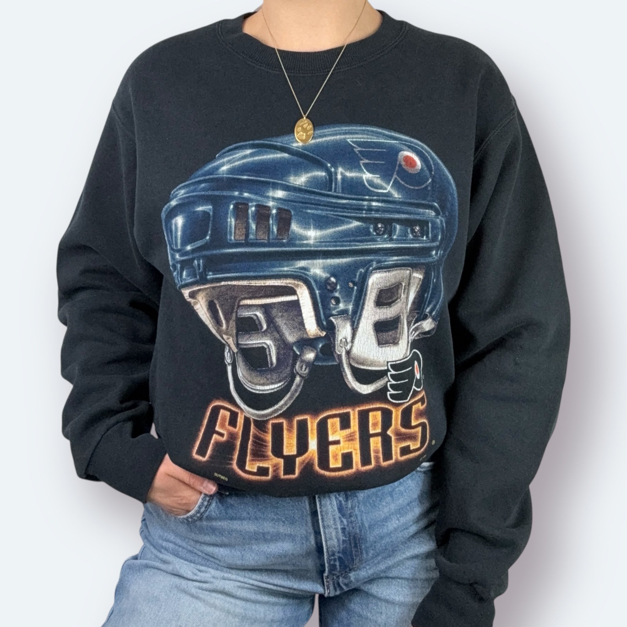 Lee Sport Vintage Sweater Philadelphia Flyers Schwarz S - Vinverse