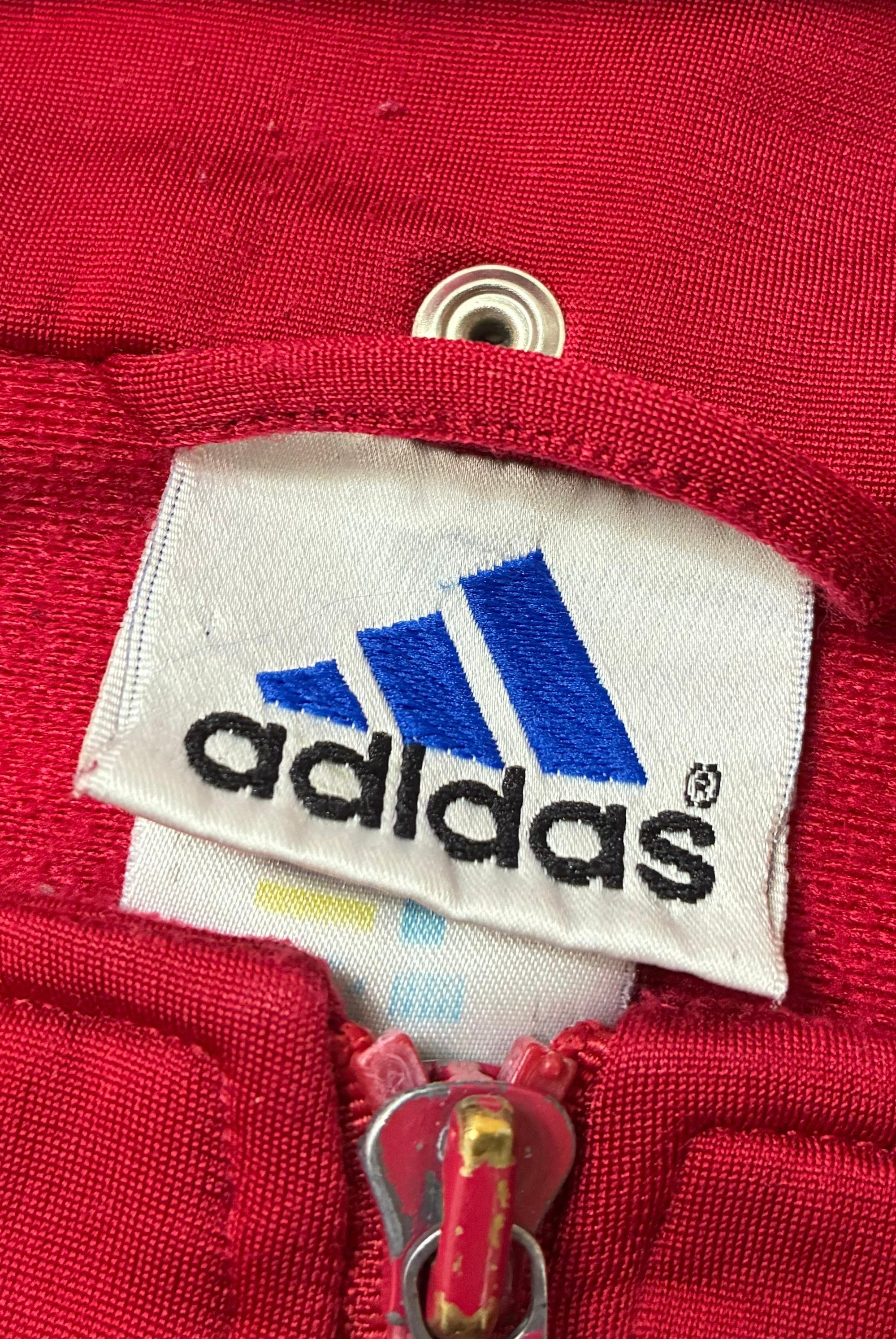 Adidas 90s Vintage Trainingsjacke Rot S - Vinverse