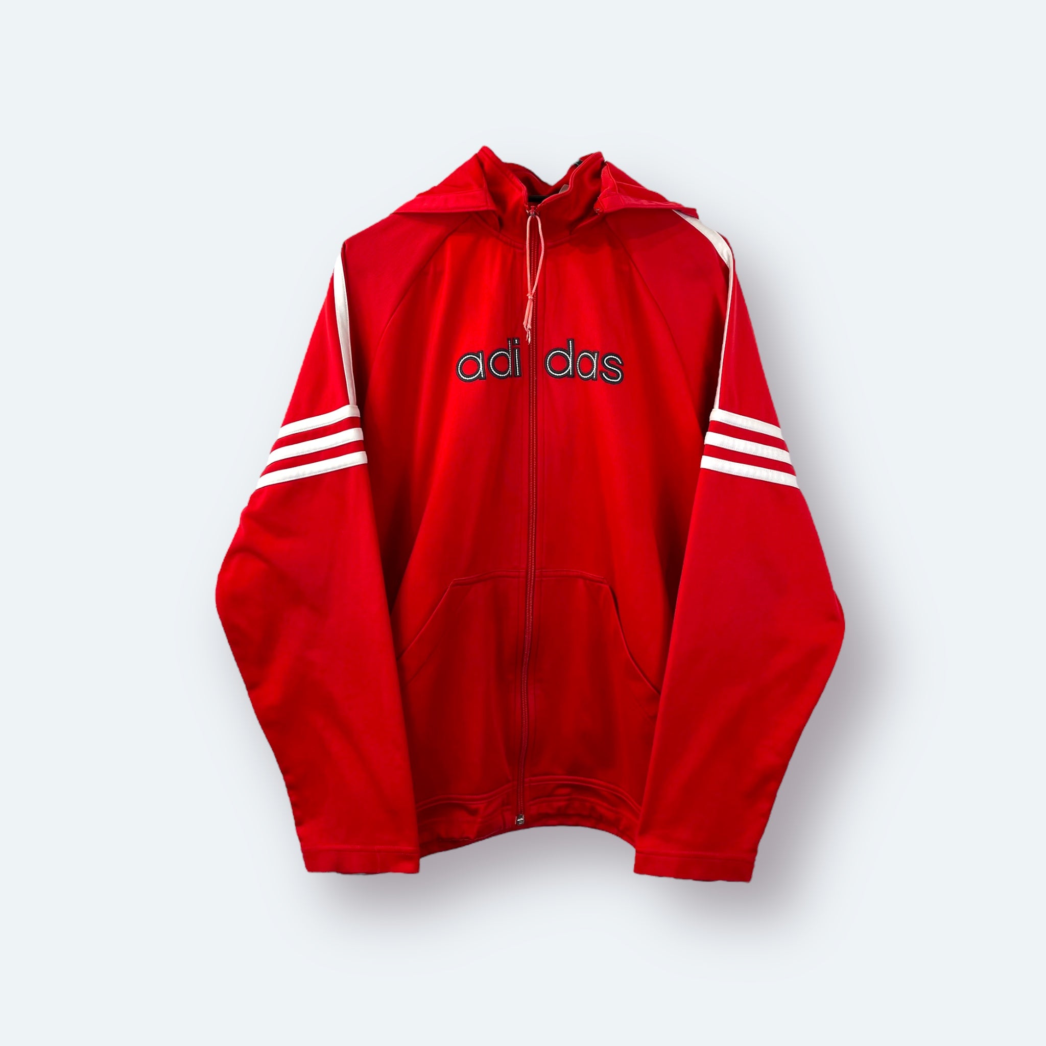 Adidas 2000er Trainingsjacke Big Logo bestickt M - Vinverse