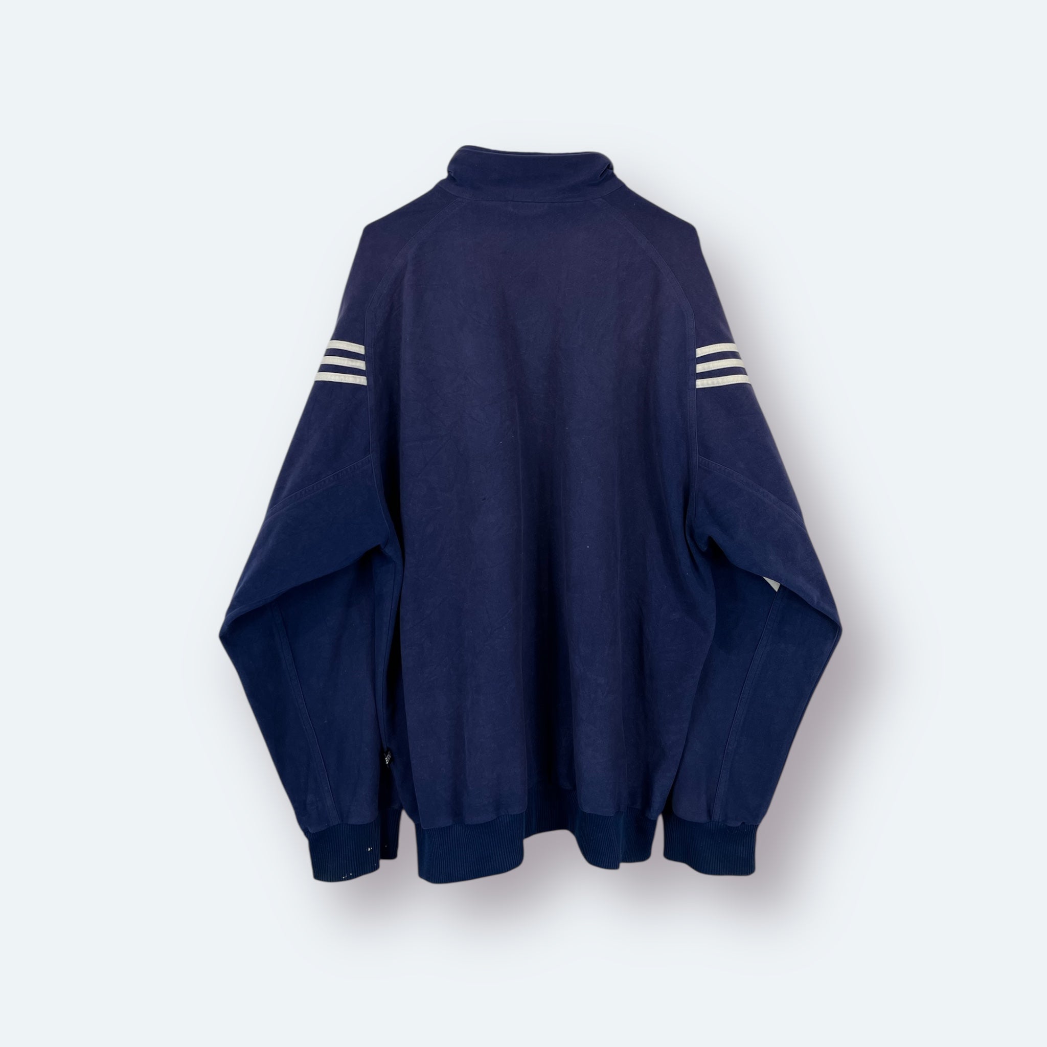 Adidas 2000 Vintage Samt Trainingsjacke Blau XL - Vinverse