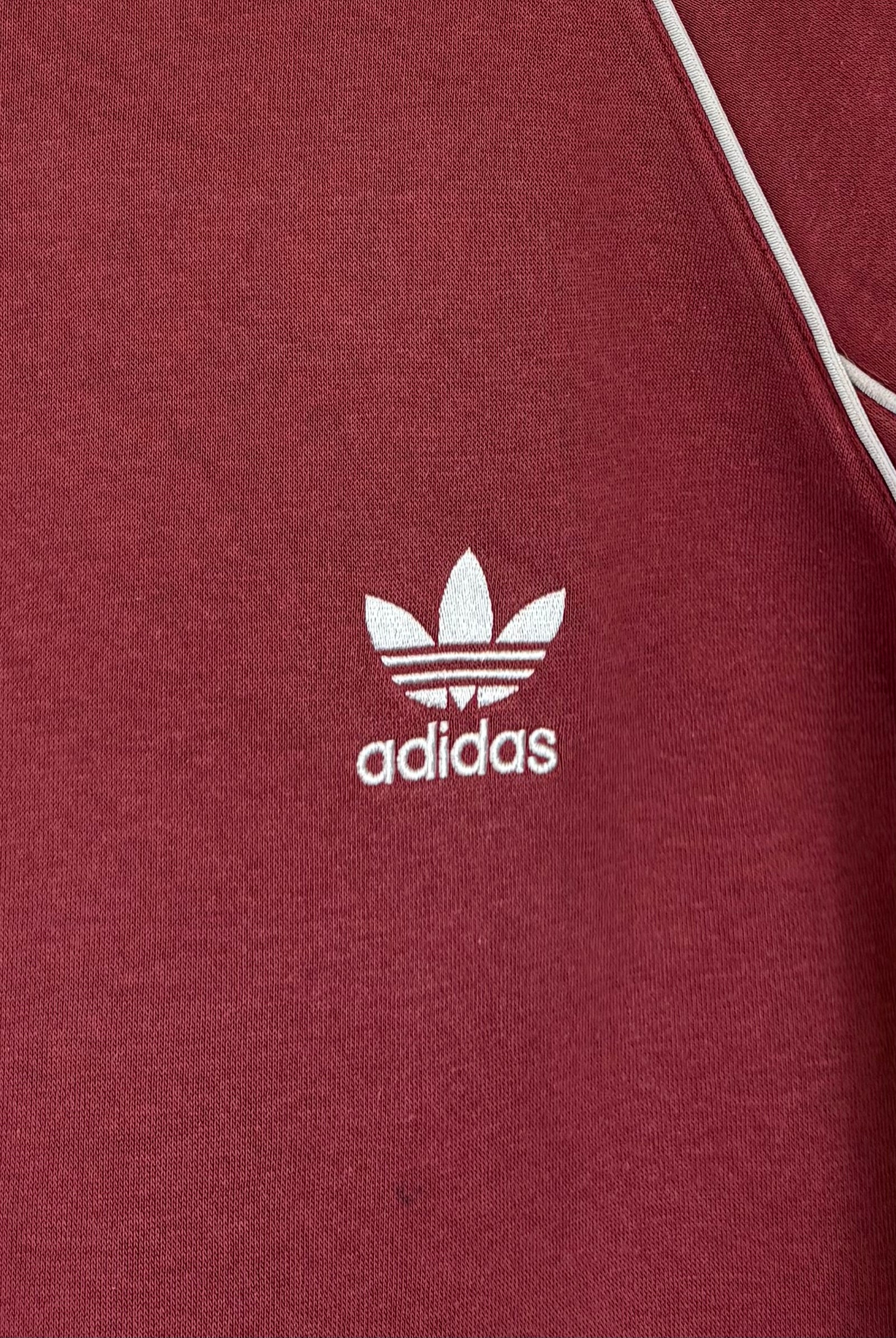 Adidas Trefoil Retro Hoodie Rot S - Vinverse