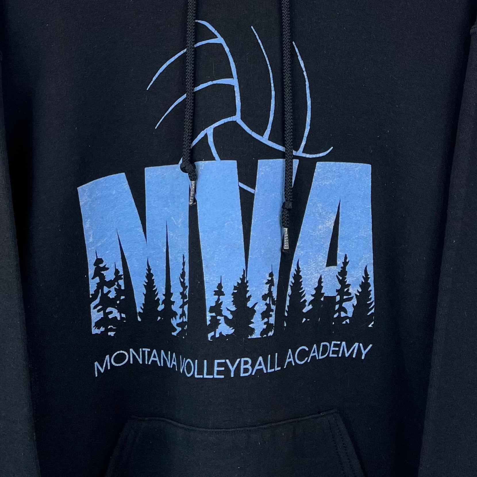 Russel Athletic Printed Hoodie Montana Volleyball Academy M - Vinverse