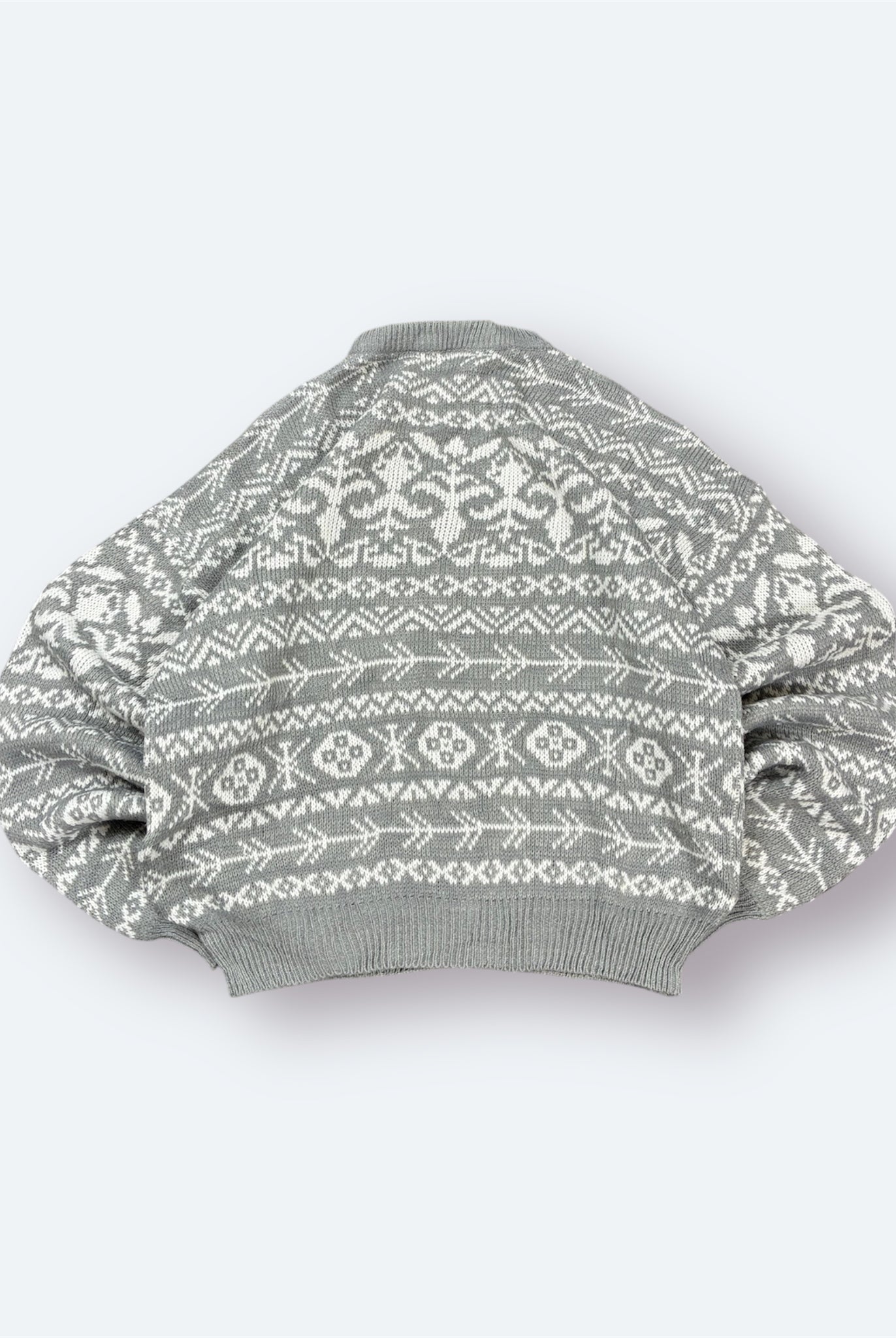 Northwest Territory Retro Strickpullover Grau M - Vinverse