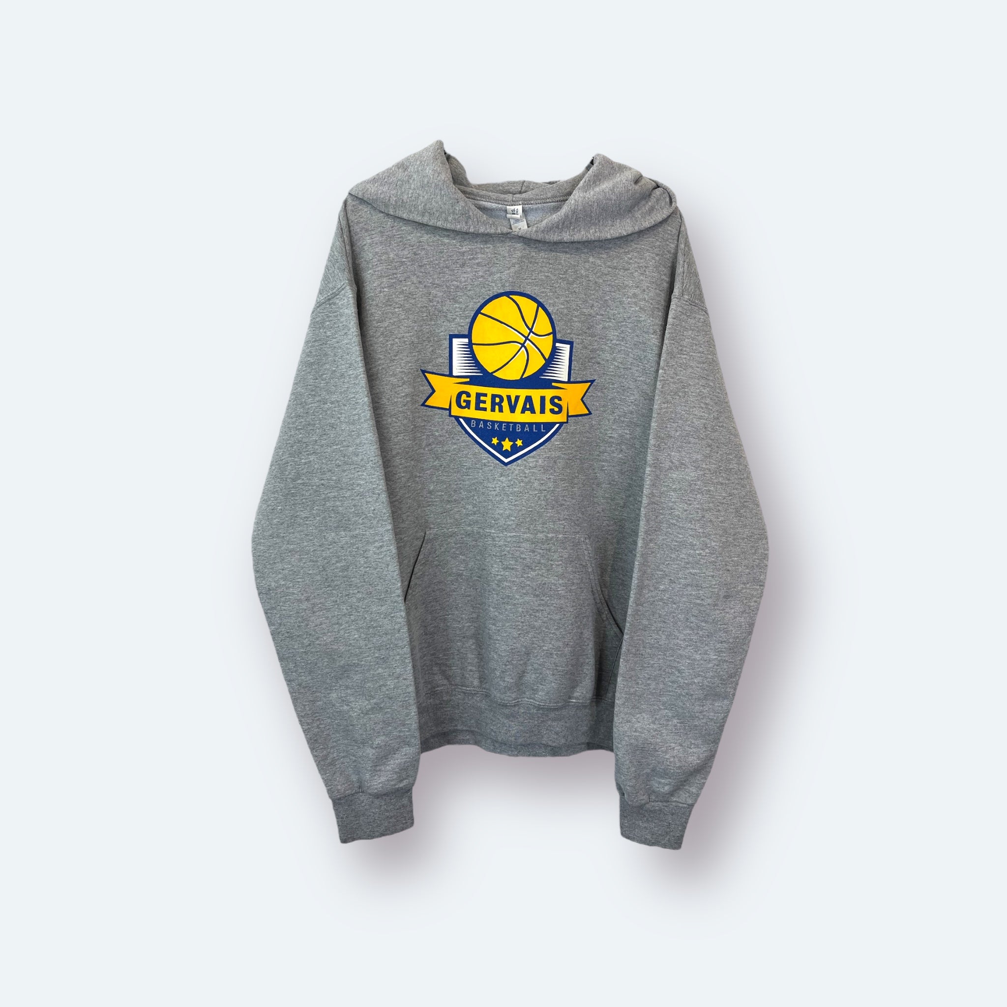 Printed Basketball Hoodie Gervais M - Vinverse