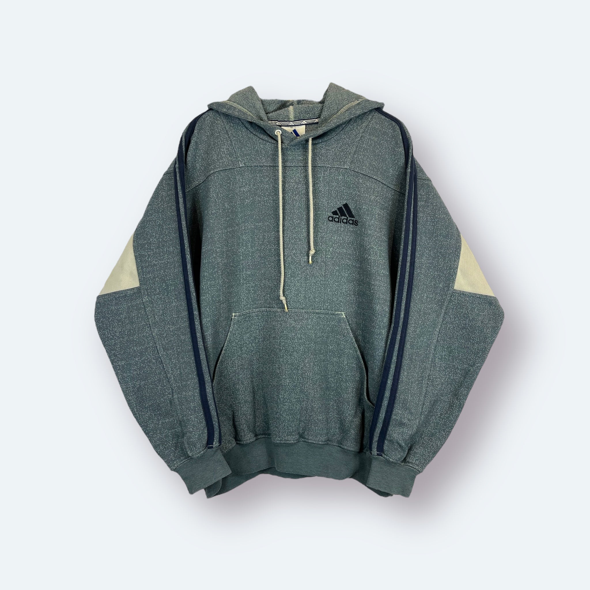 Adidas Small Logo Hoodie bestickt M - Vinverse