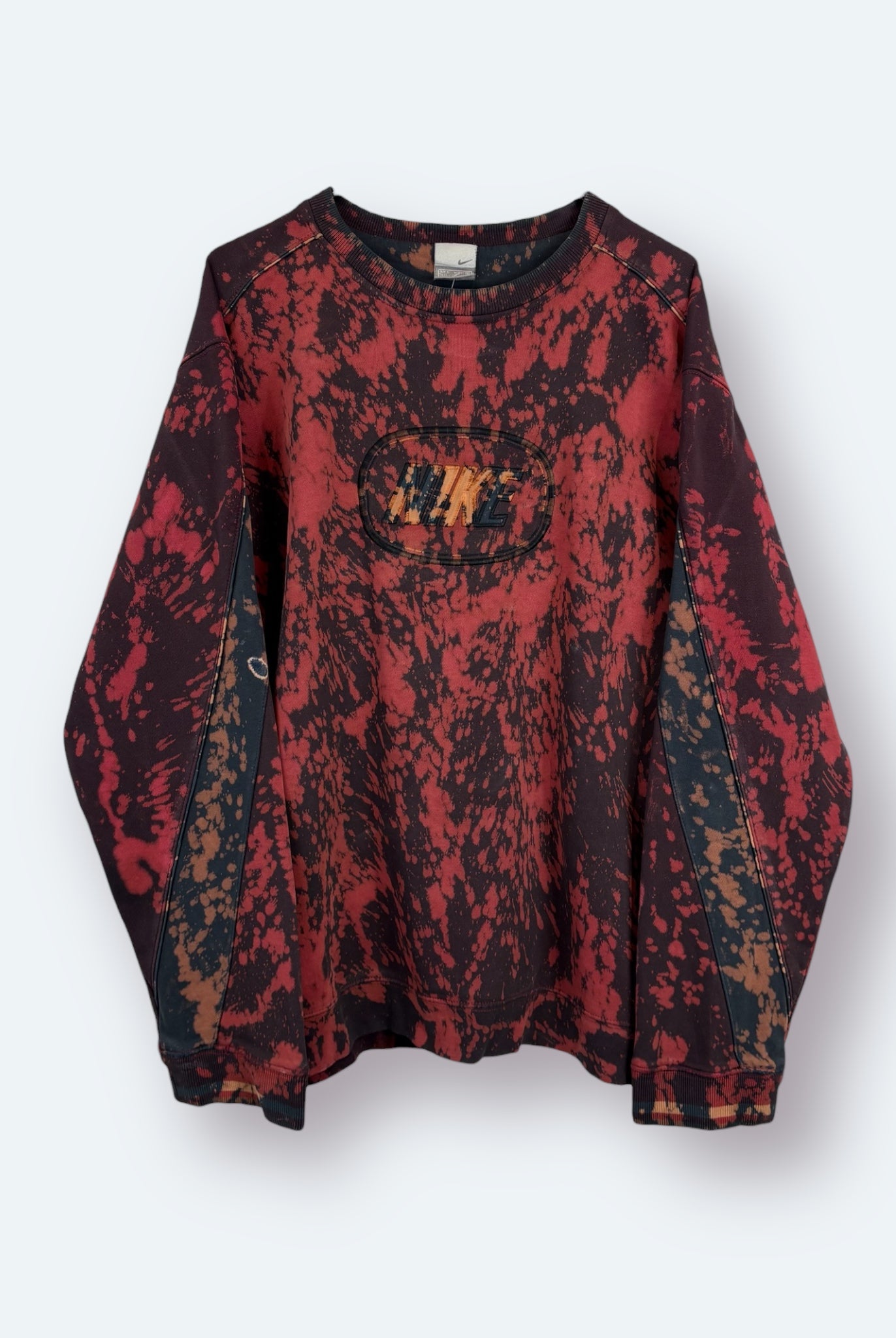 Nike Sweater 2000s Y2K Re:Bleach L - Vinverse