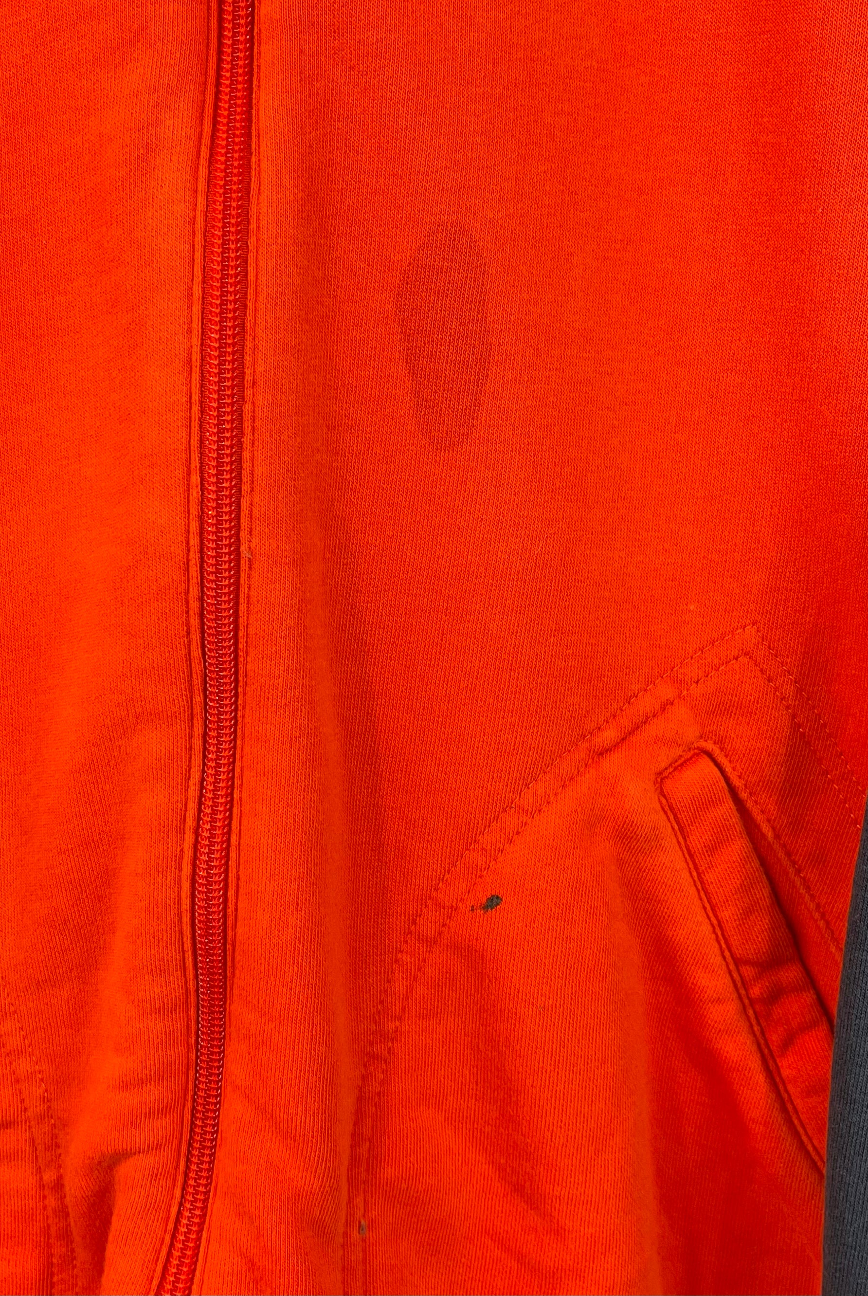 Nike 2000er Sweatjacke bestickt mit Backprint Rot XL - Vinverse