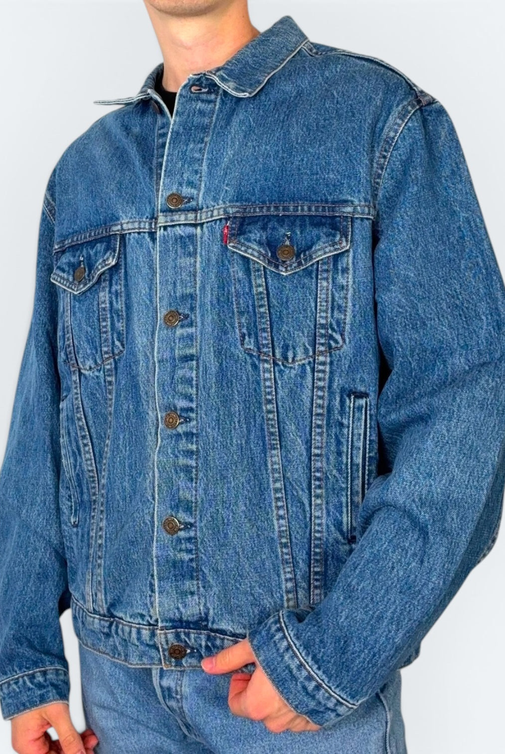 Levis Vintage Jeansjacke Blau M (SCHILD?) - Vinverse