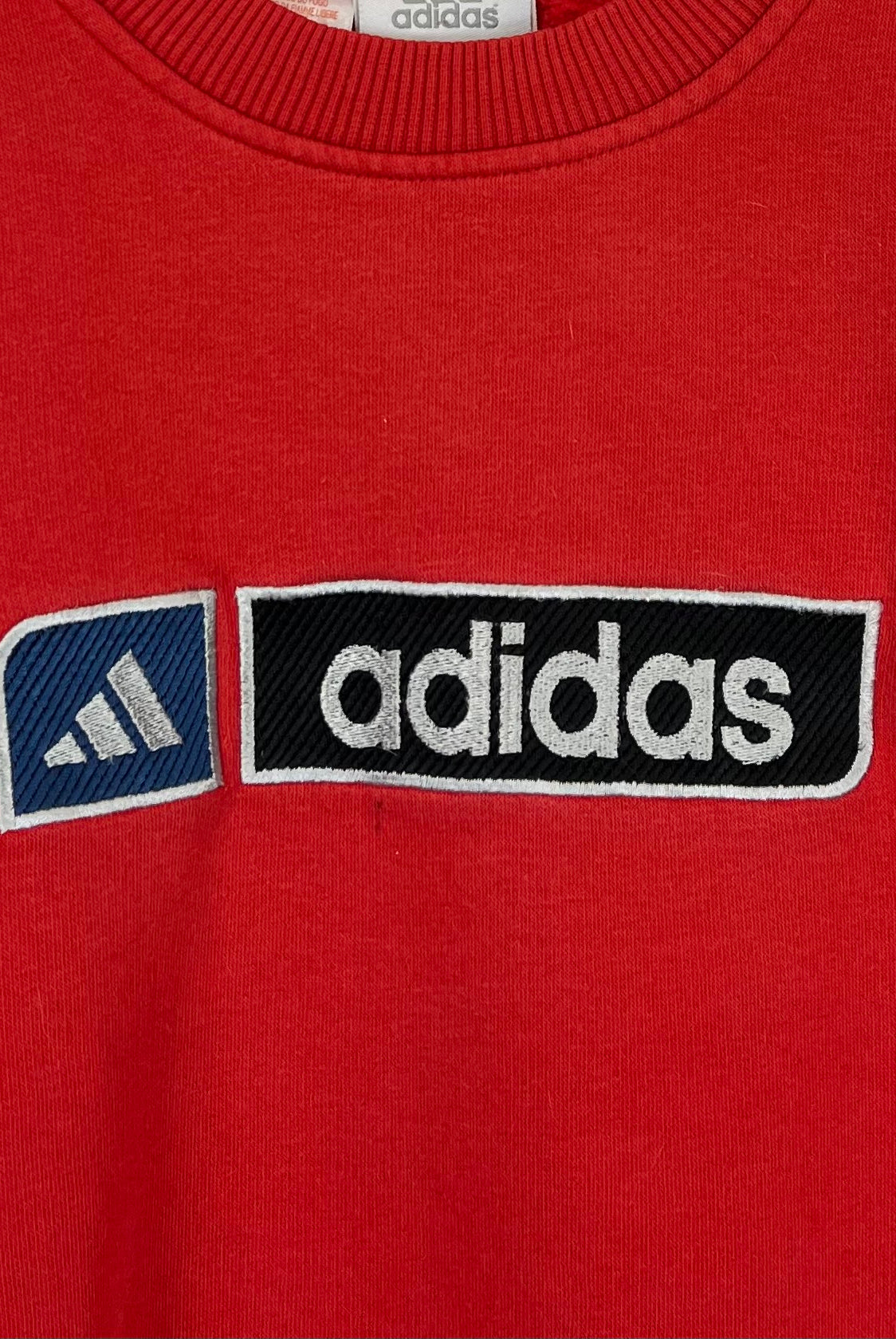 Adidas 2004 Big Logo Sweater Rot S - Vinverse
