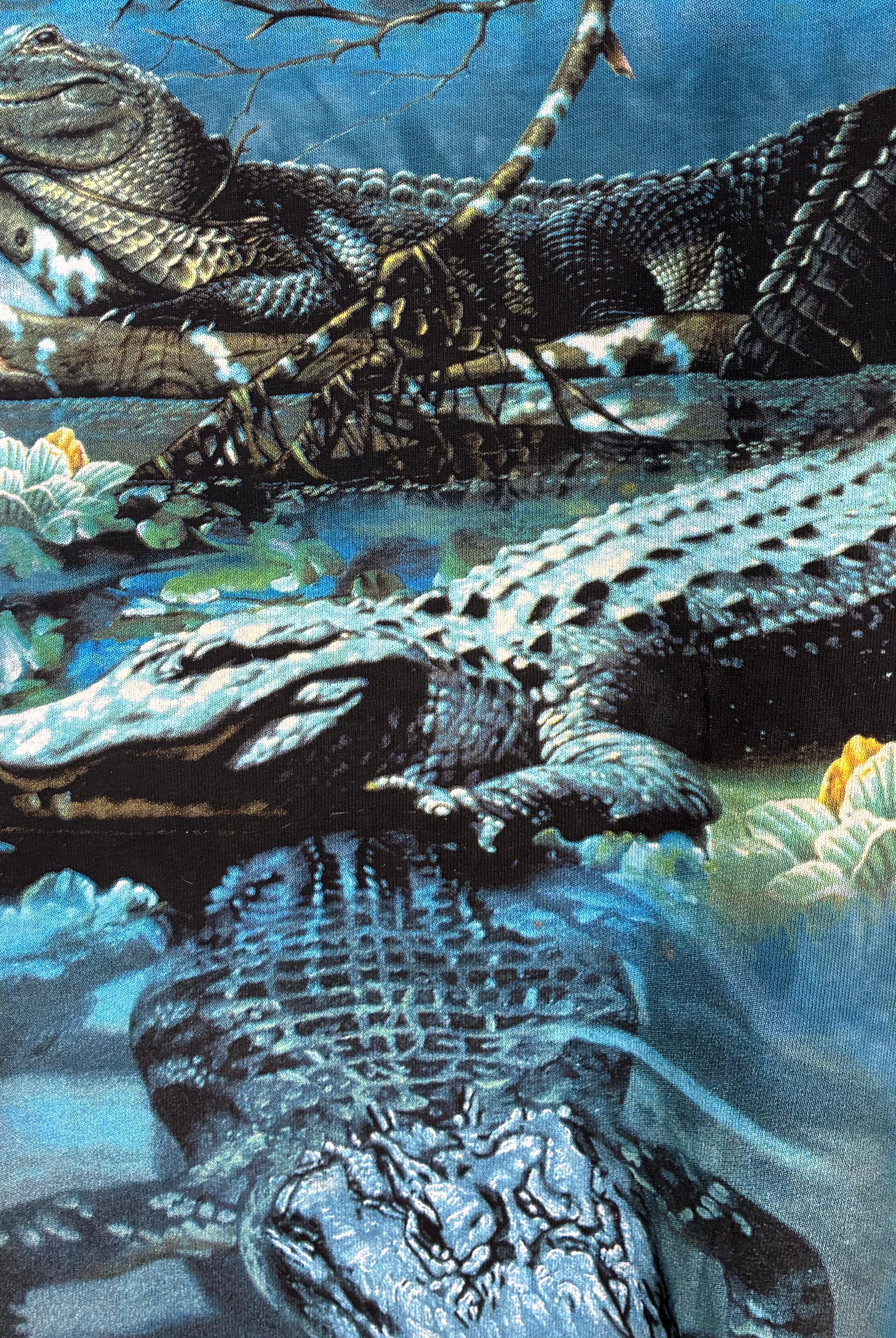 Printed T-Shirt Crocodiles M - Vinverse