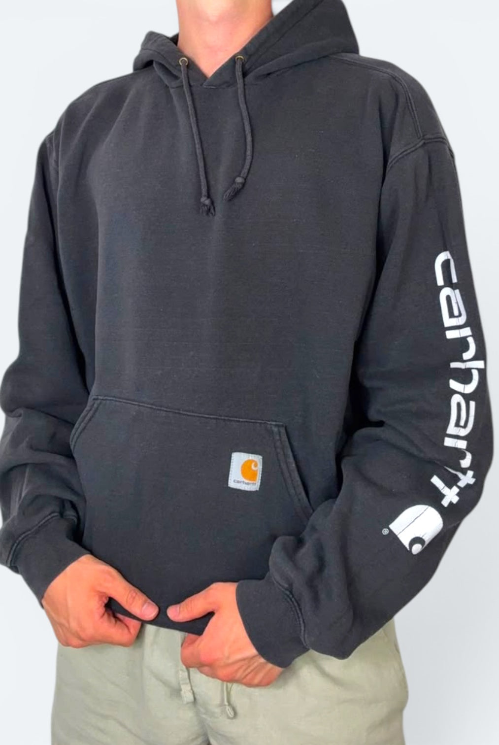 Carhartt Vintage Hoodie Grau XL - Vinverse