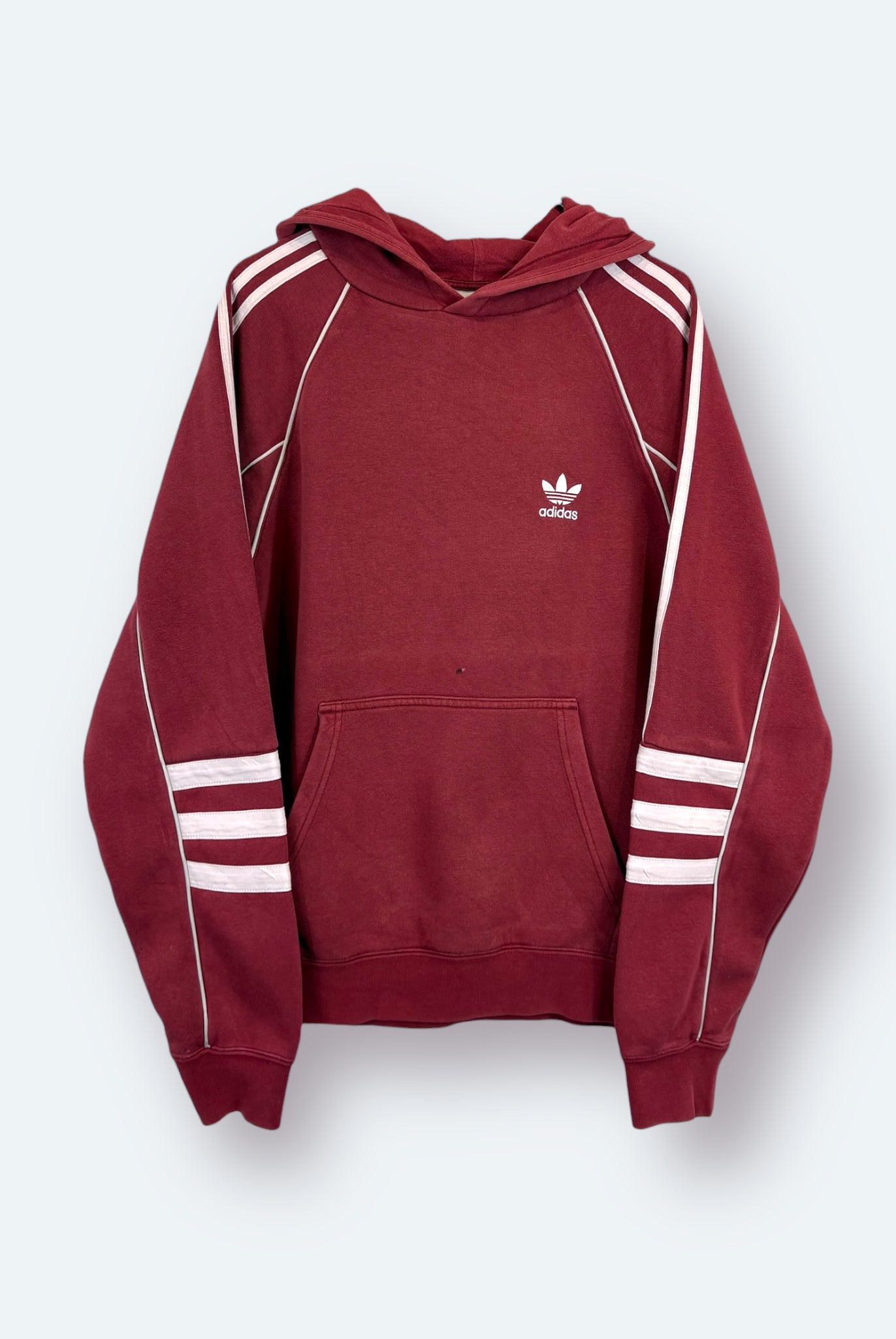 Adidas Trefoil Retro Hoodie Rot S - Vinverse