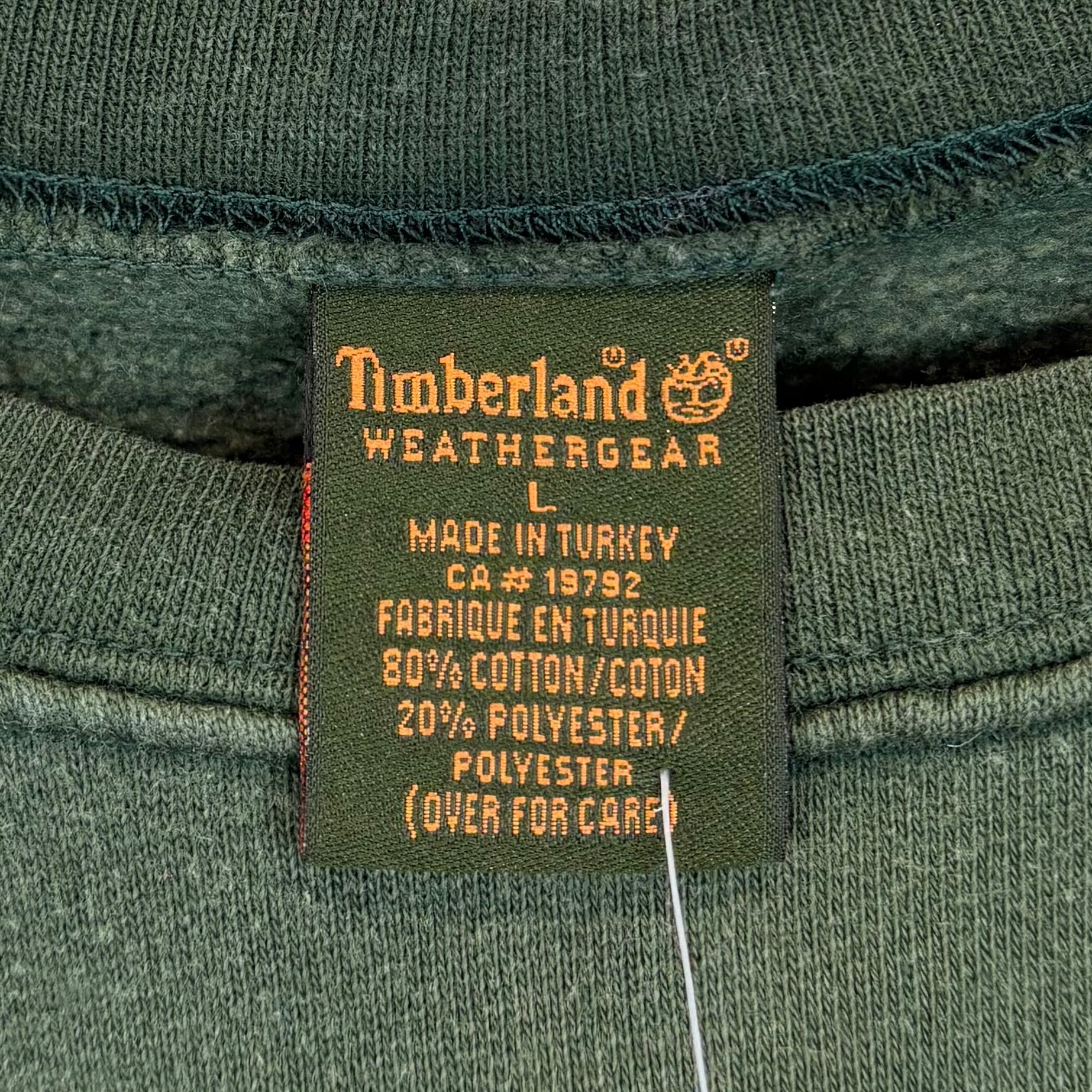Timberland 90s Big Logo Sweater Grün L - Vinverse