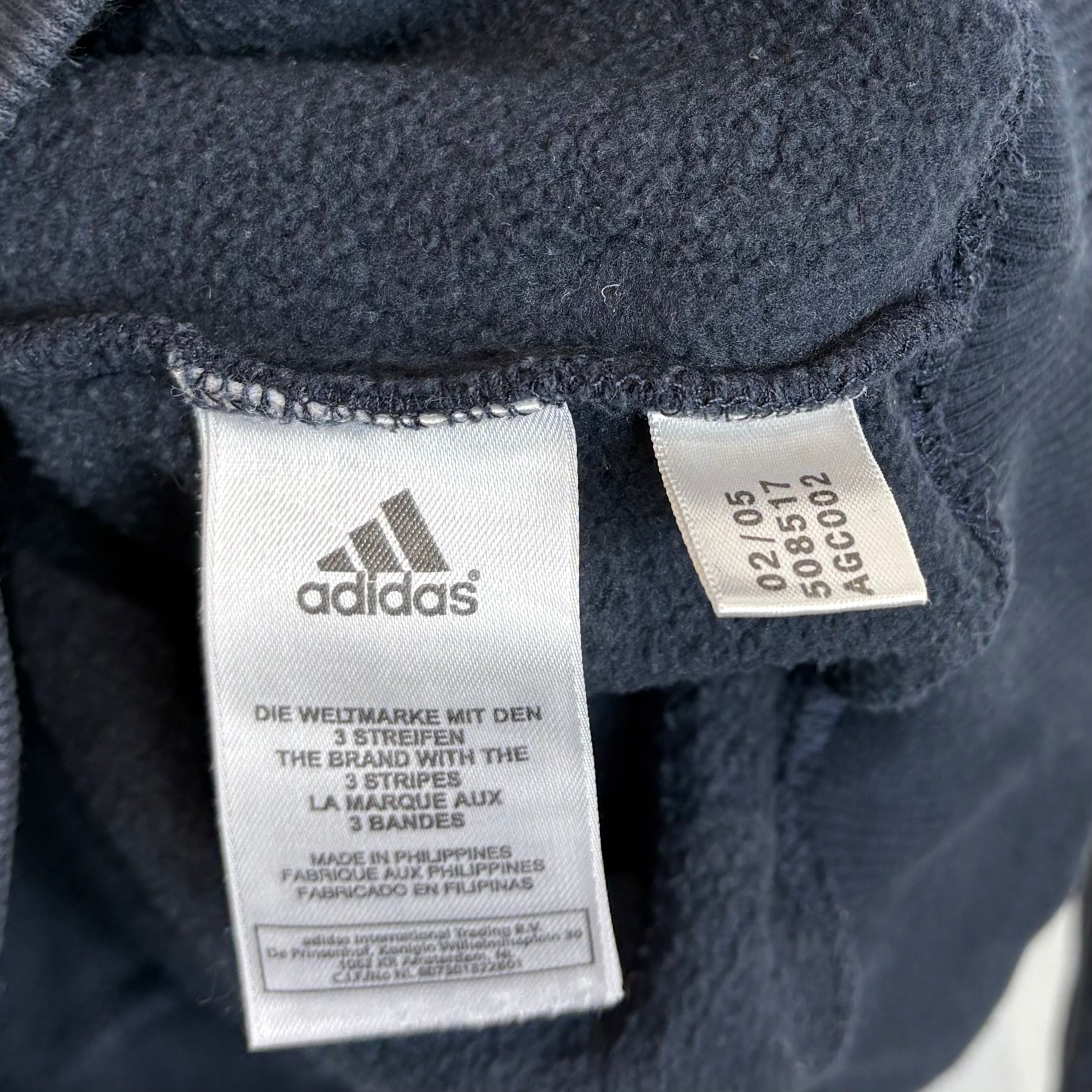 Adidas 2005 Small Logo Sweater Marineblau L - Vinverse