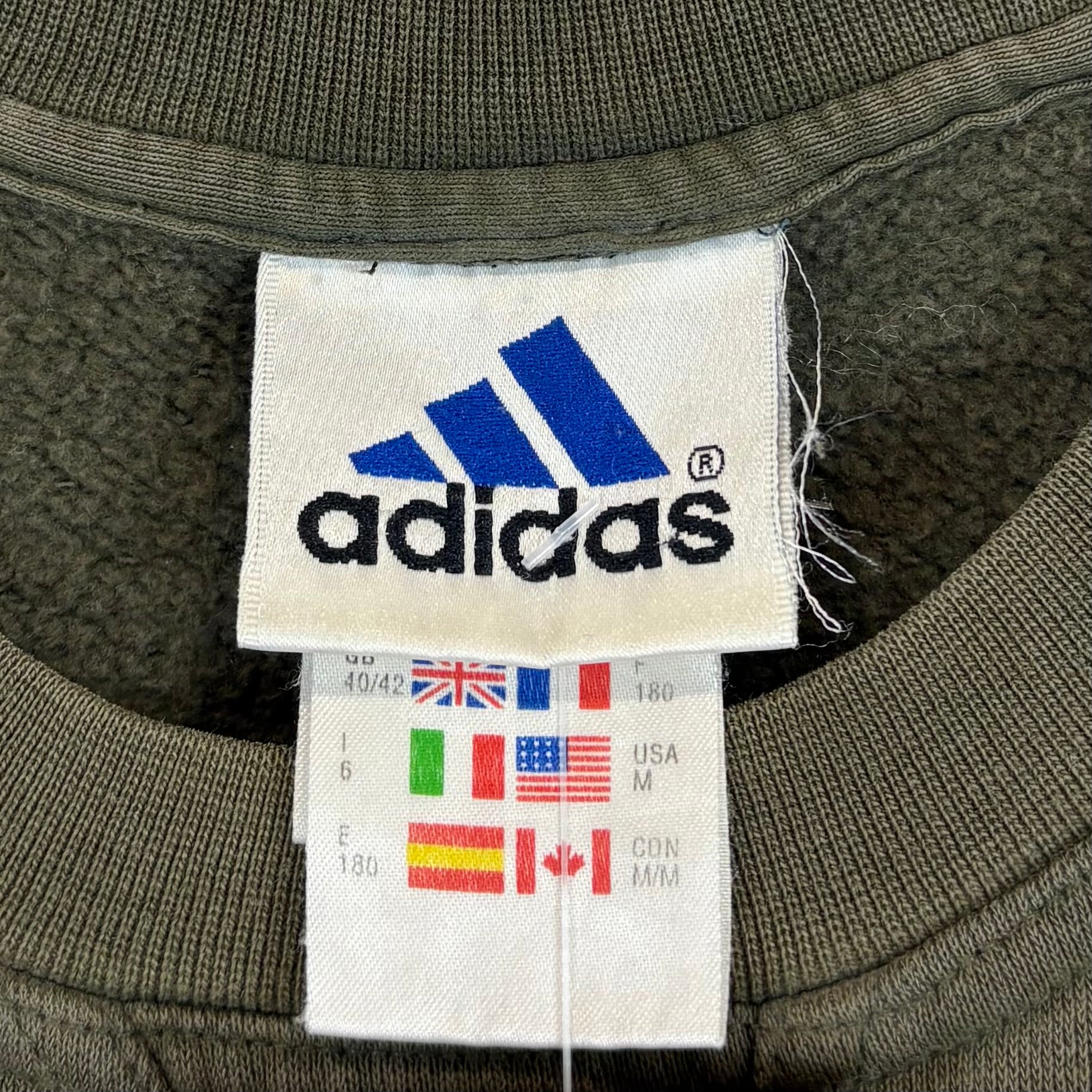 Adidas 2001 Athletic Club Sweater Khaki M - Vinverse