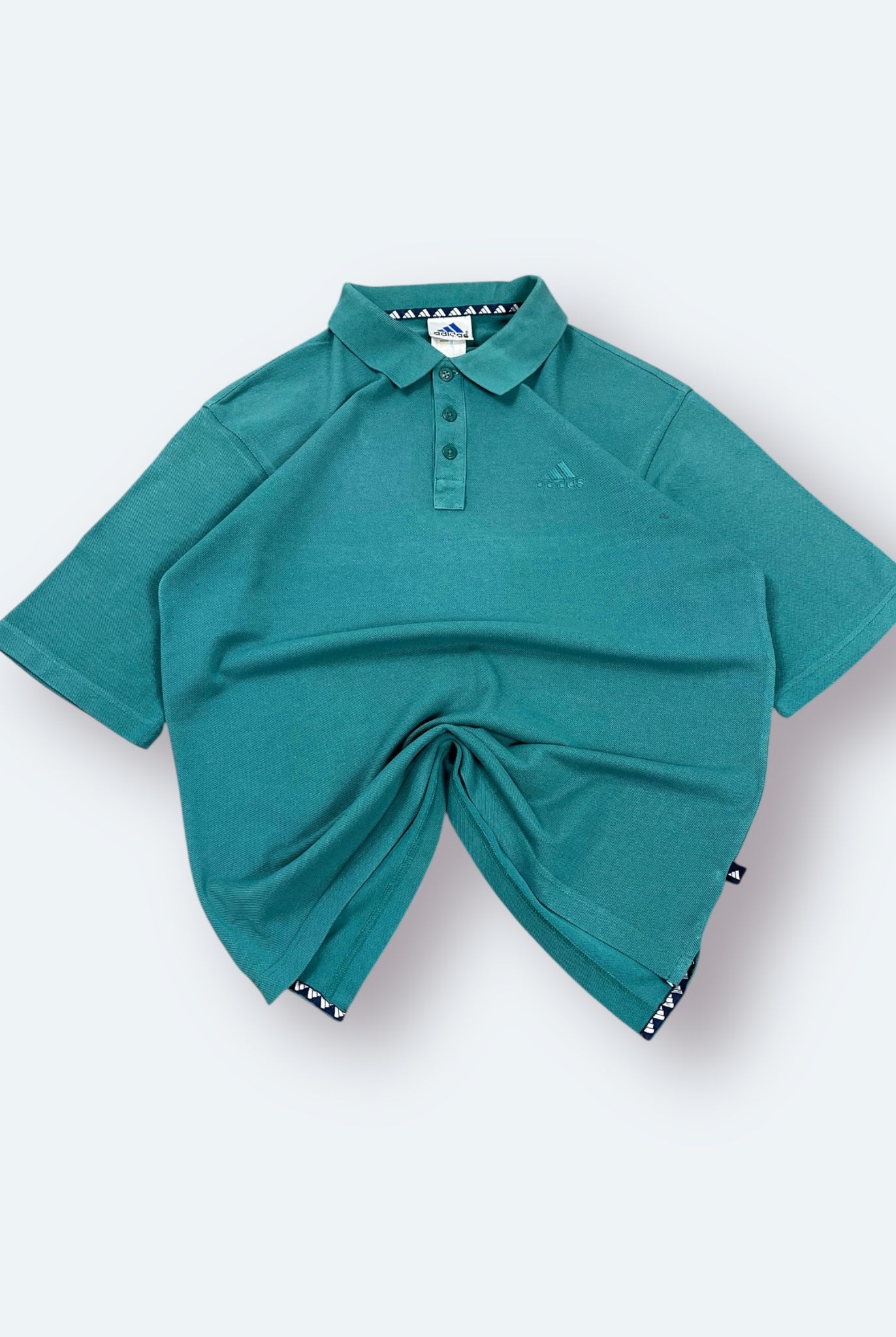 Adidas Vintage Polo Shirt Grün M - Vinverse