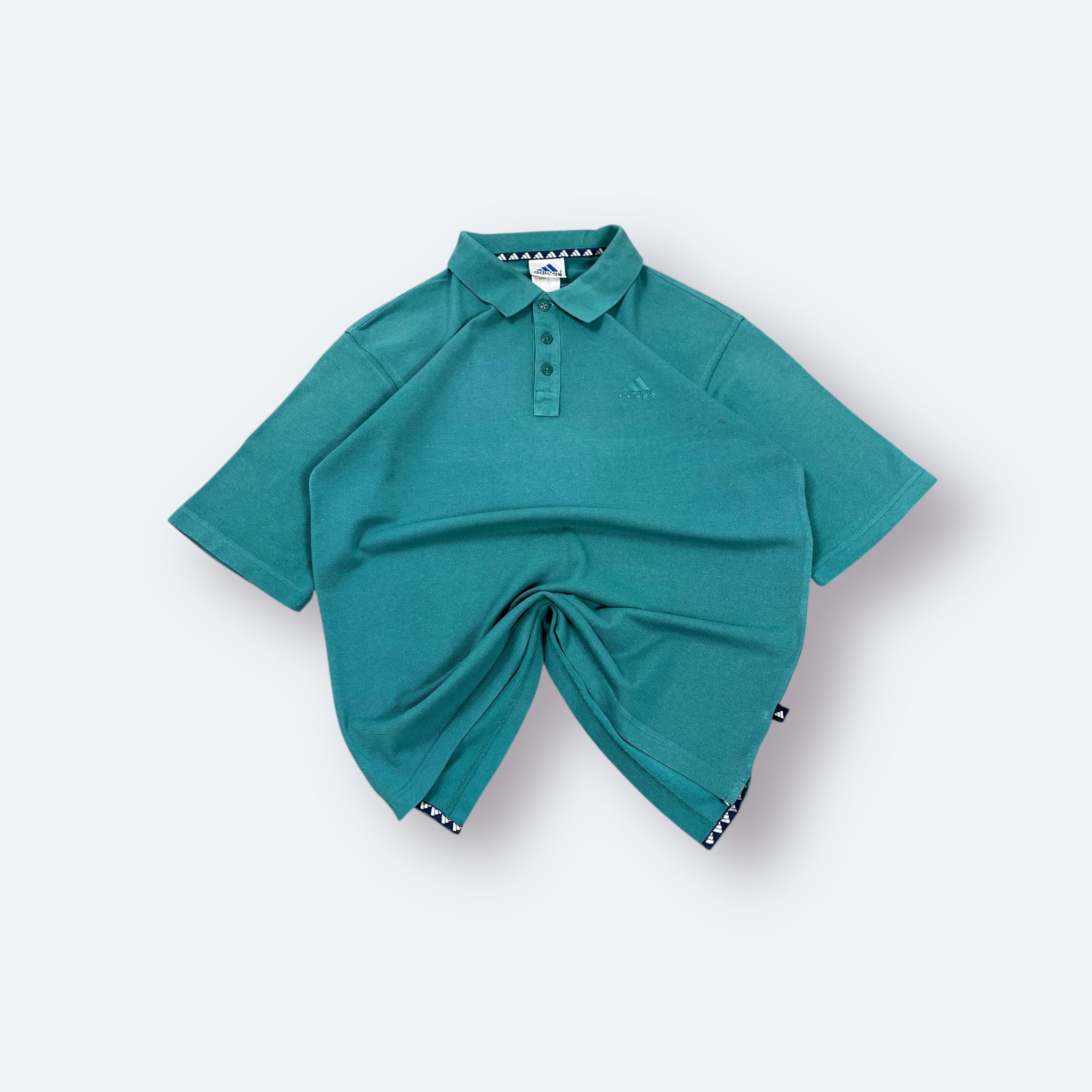 Adidas Vintage Polo Shirt Grün M - Vinverse