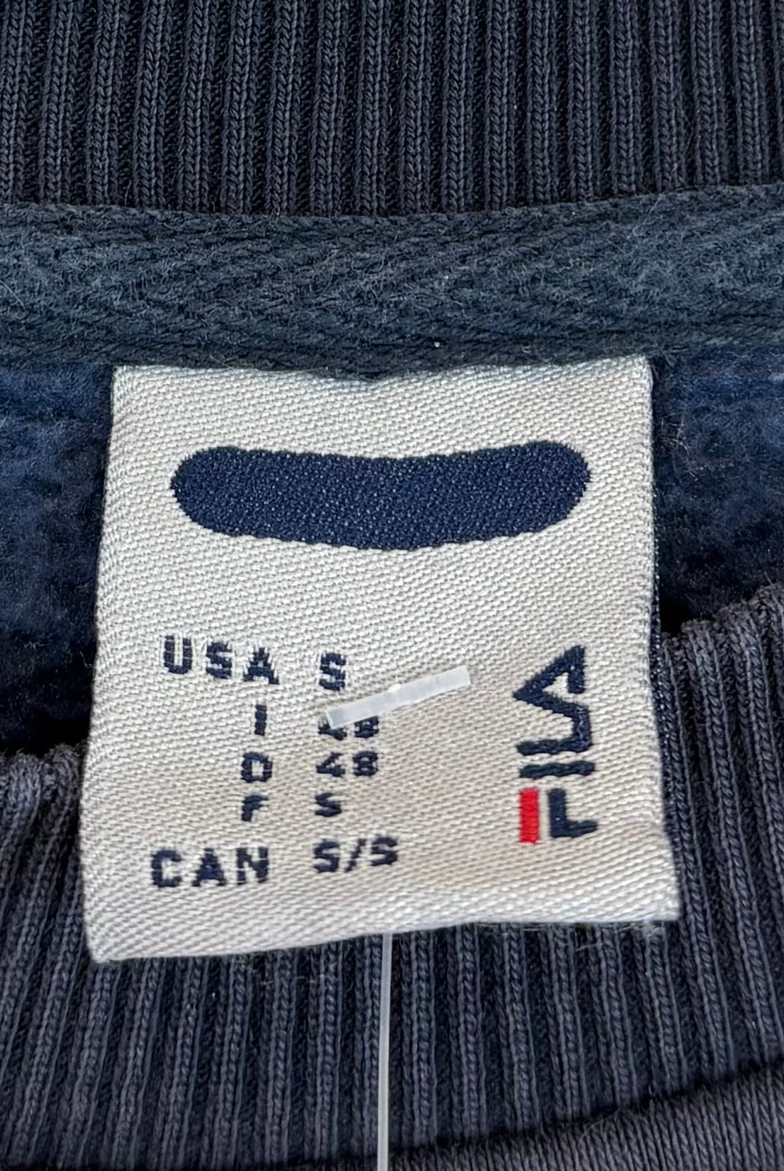 Fila Big Logo Sweater Marineblau S - Vinverse