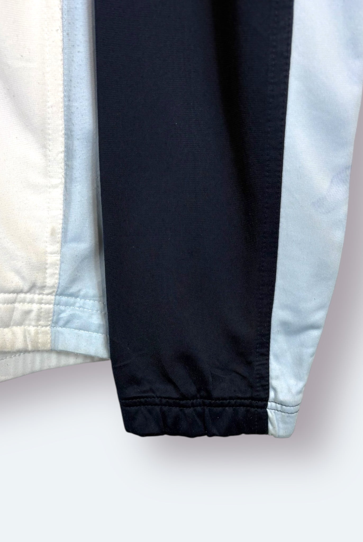 Nike 2000s Trainingsjacke Weiß Blau L - Vinverse