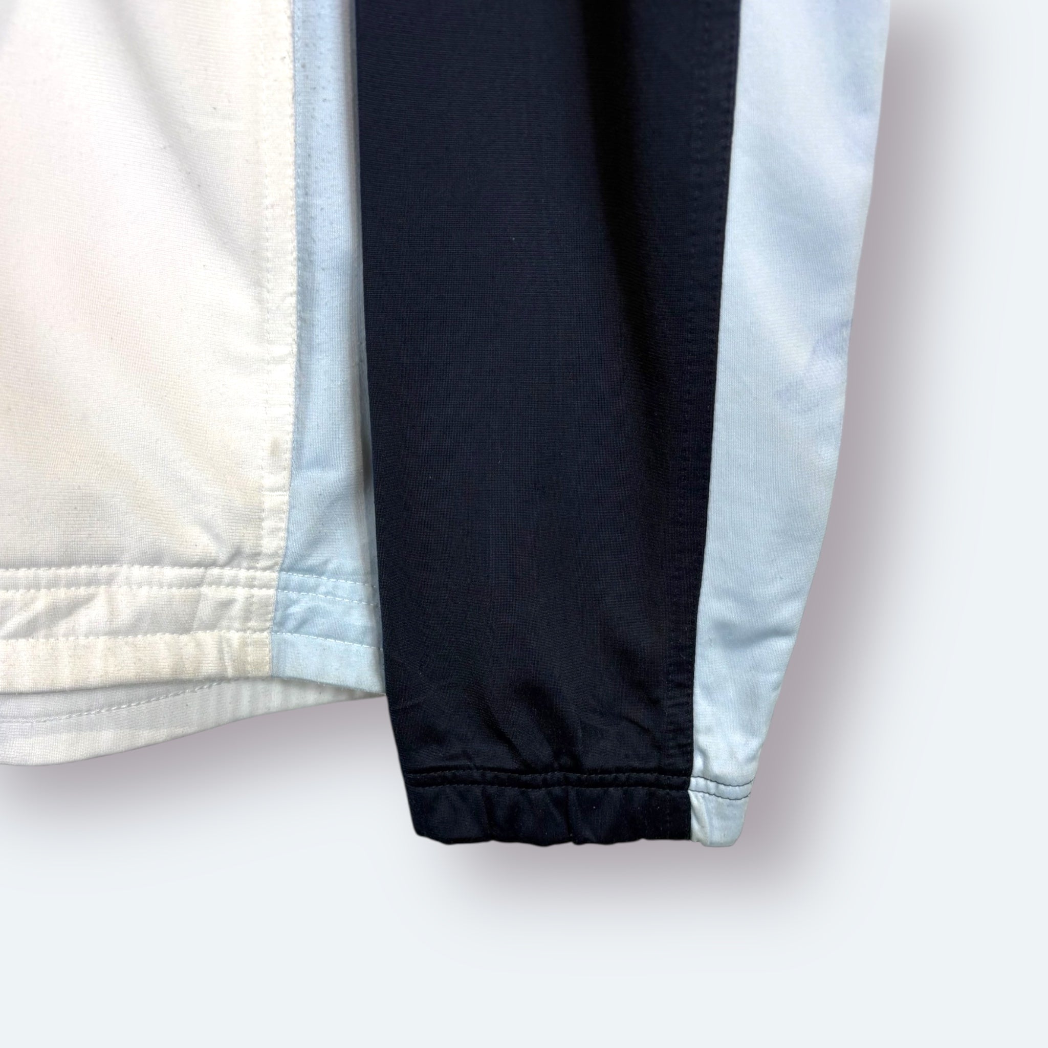 Nike 2000s Trainingsjacke Weiß Blau L - Vinverse