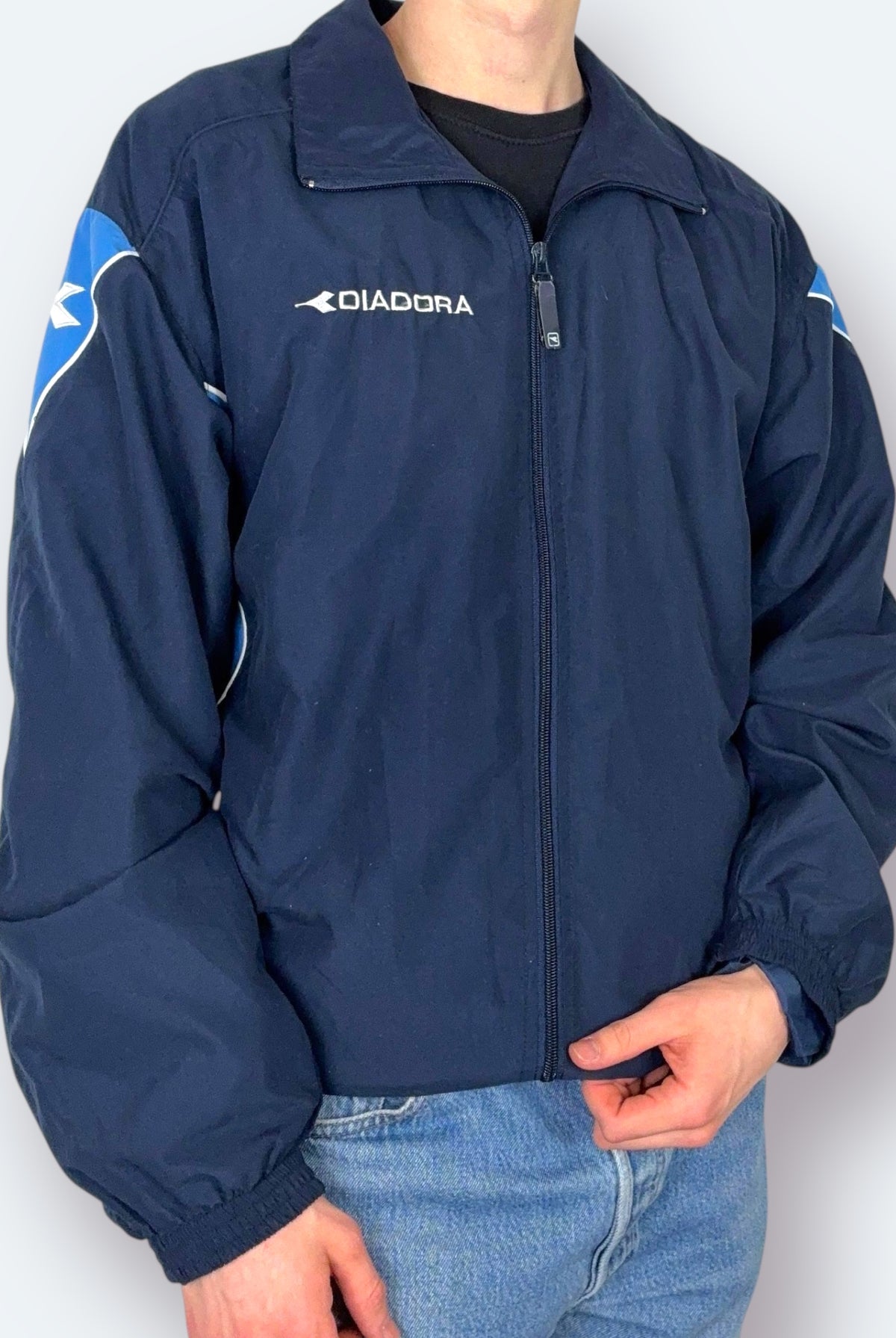 Diadora Vintage Trainingsjacke Blau L (???) - Vinverse
