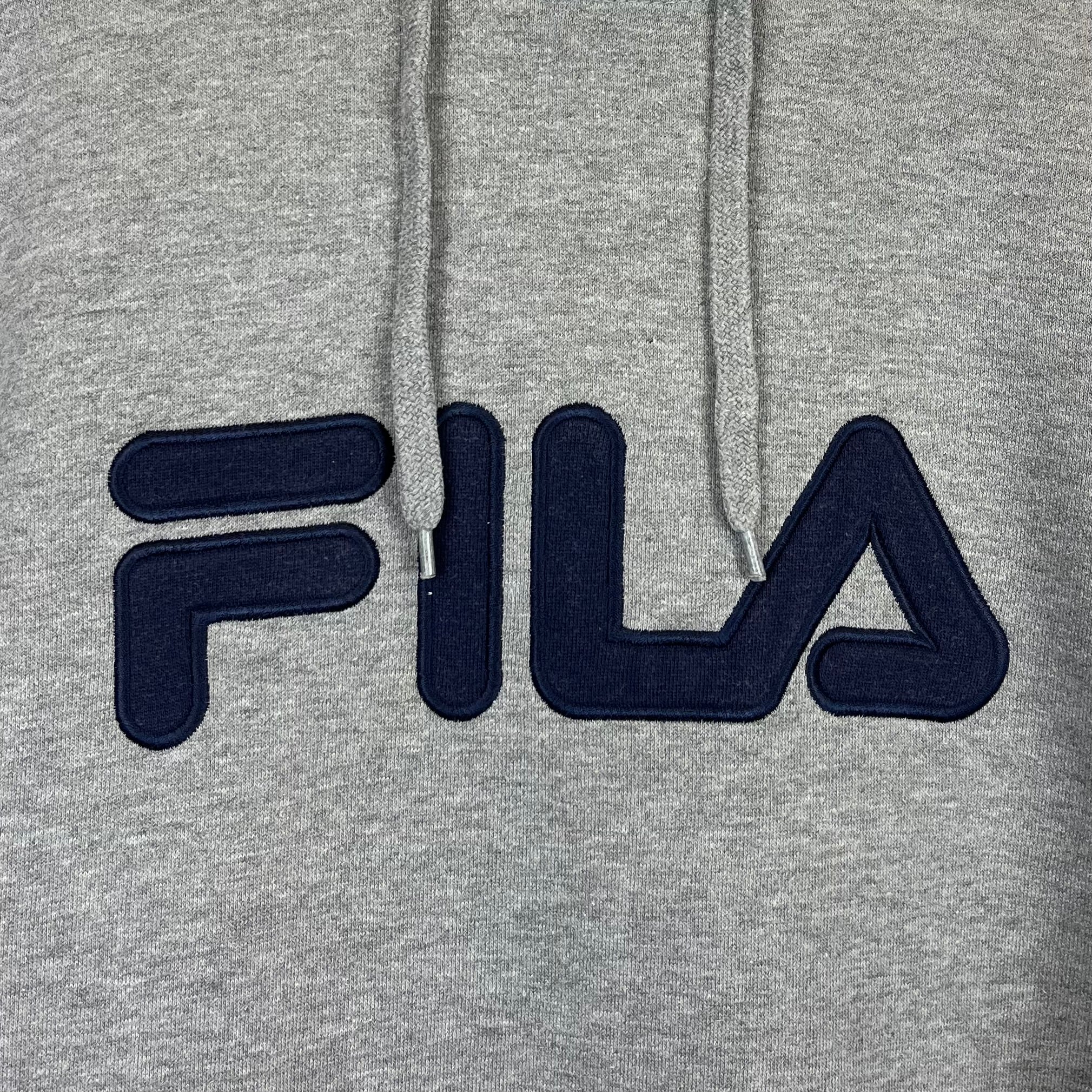Fila Big Logo Embroidered Hoodie L - Vinverse