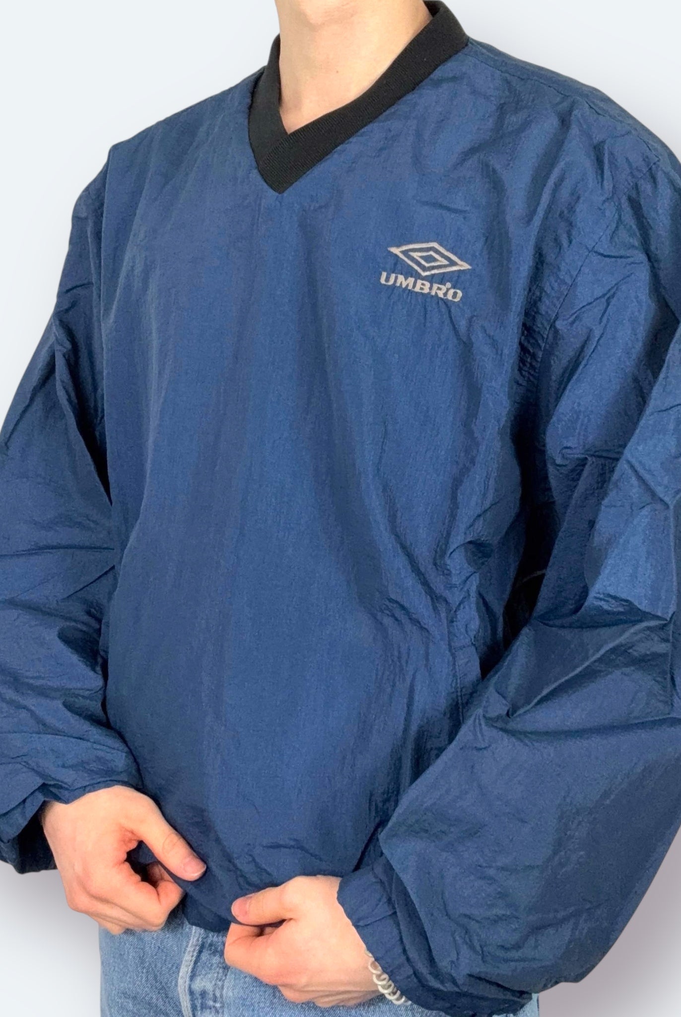 Umbro Windbreaker Marineblau M - Vinverse